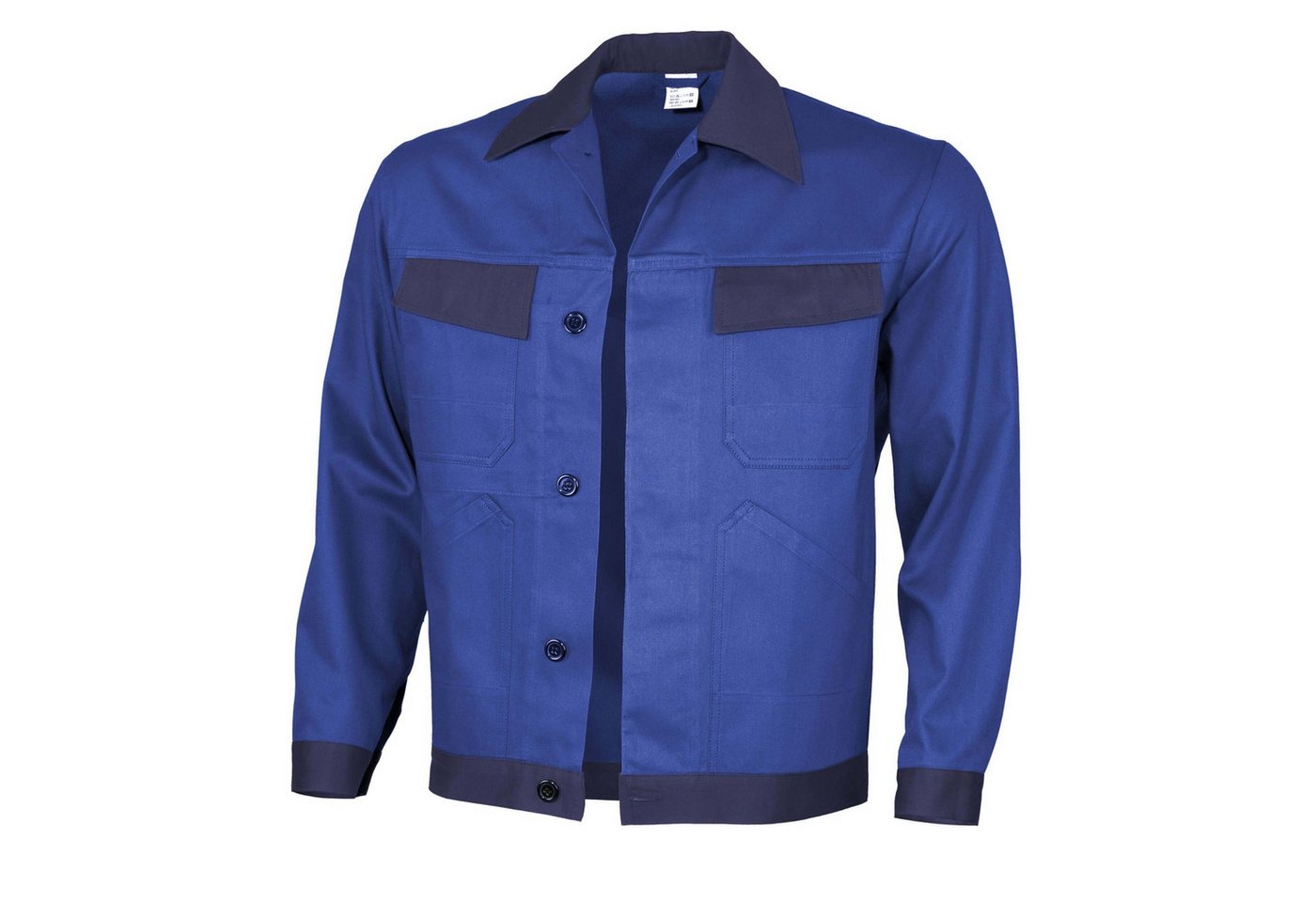 Qualitex Workwear Arbeitsjacke Werkstattjacke (2-farbig) BW 240 - faserverstätkte Baumwolle (1-St)