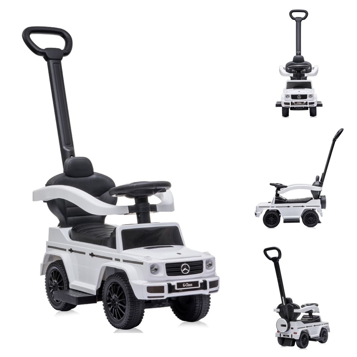 LORELLI Rutscher Mercedes Benz G350, Schubstange, Musikfunktion, Staufach, Schutzbügel, Rückenlehne