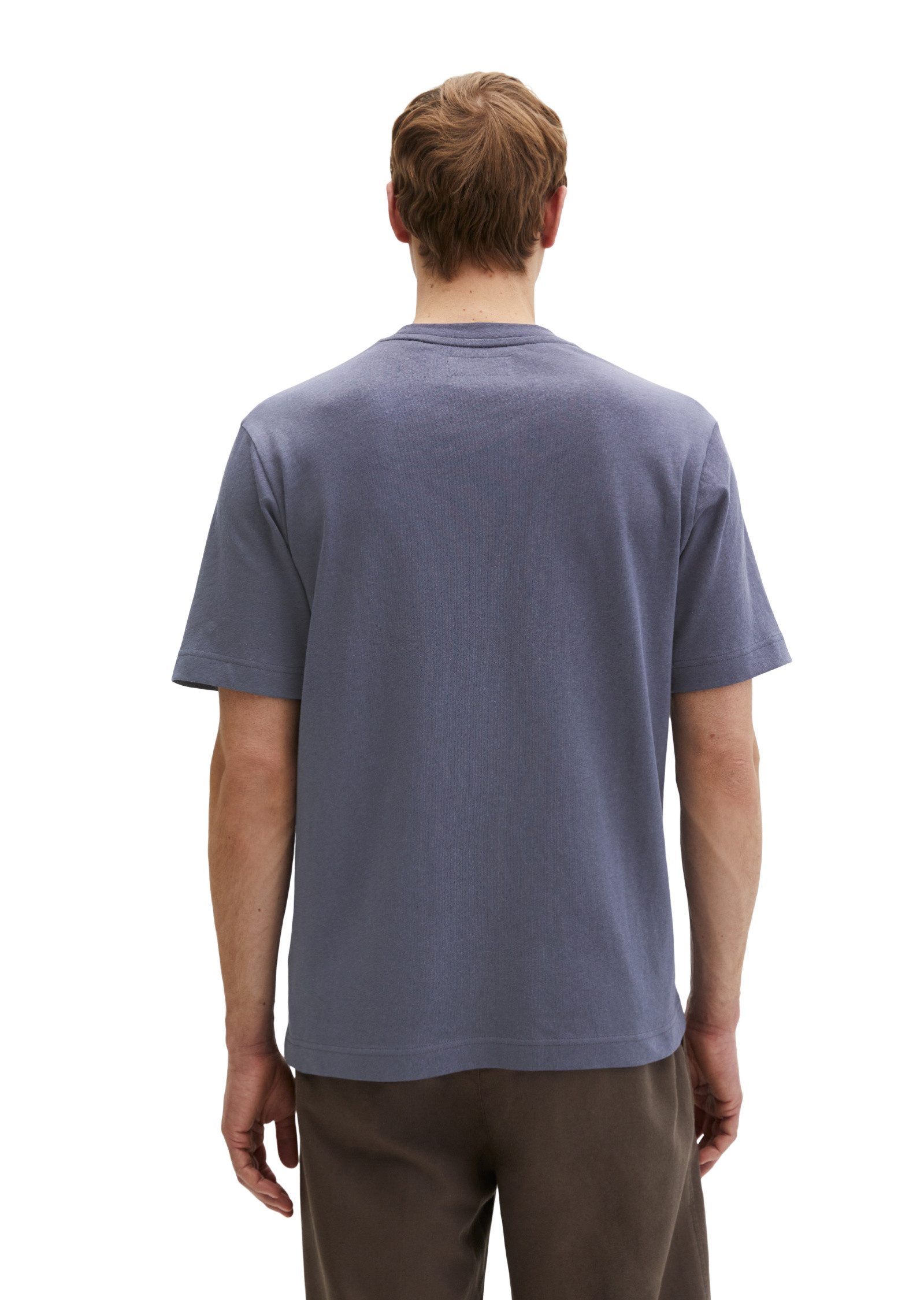 Marc O'Polo T-Shirt aus Baumwoll-Leinen-Mix