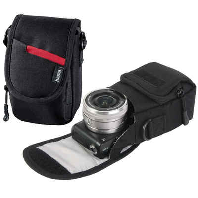 Hama Kameratasche Kamera-Tasche Schutz-Hülle Case Cover, Schultergurt, Gürtel-Schlaufe, für Kamera Systemkamera Camcorder
