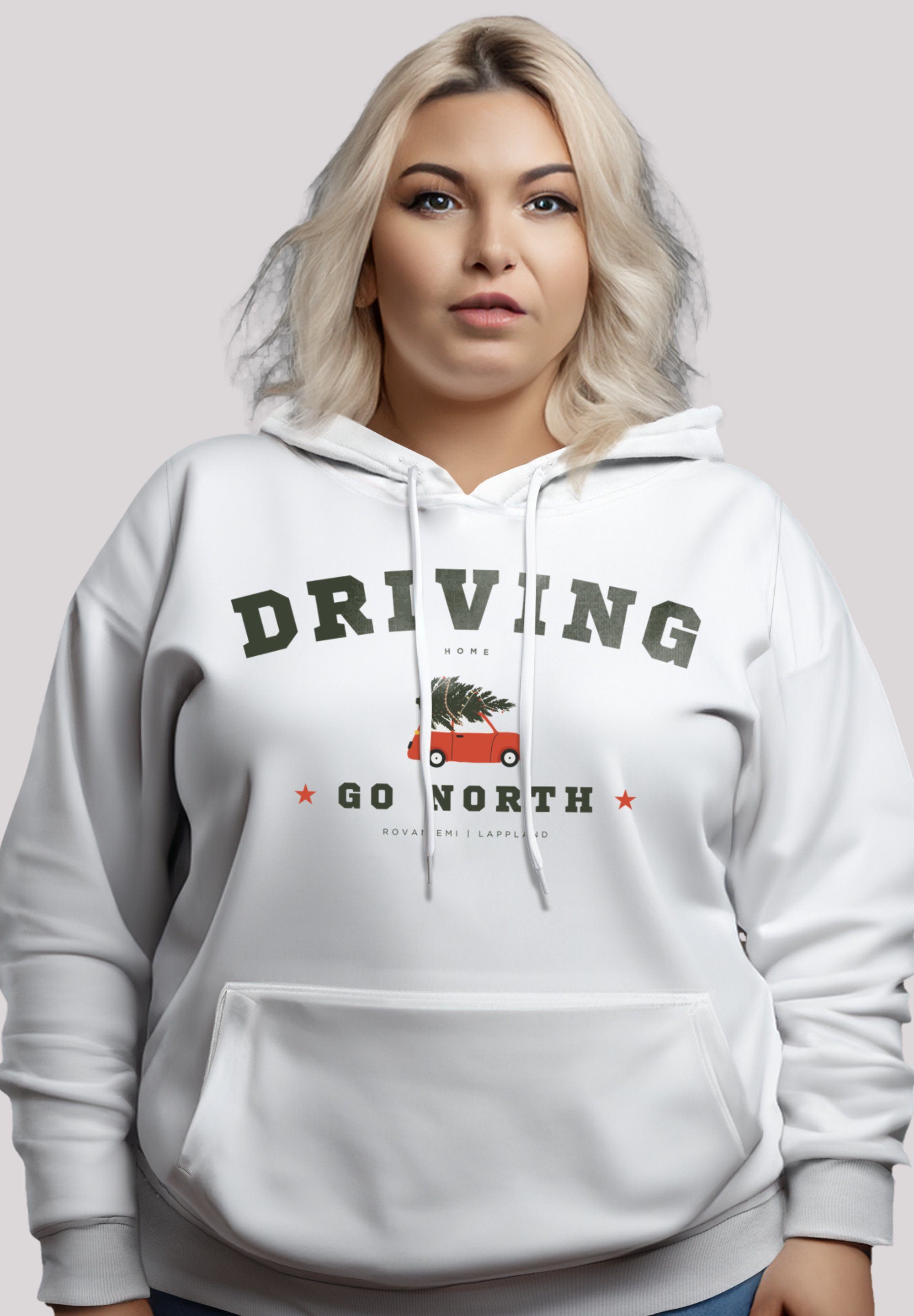 F4NT4STIC Hoodie Premium Home PLUSSIZE Qualität Weihnachten weiß Driving