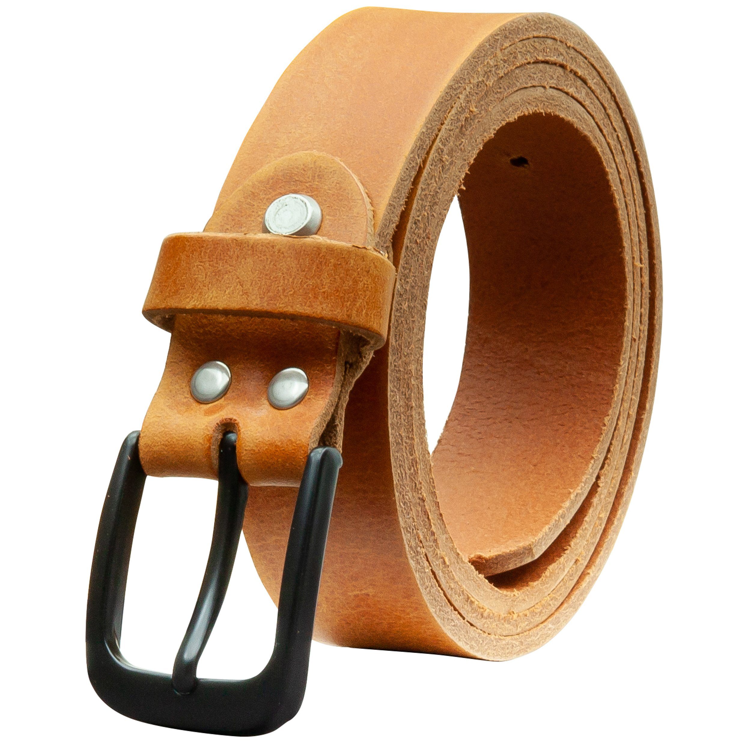 Ledergürtel OM318-GE-Cognac