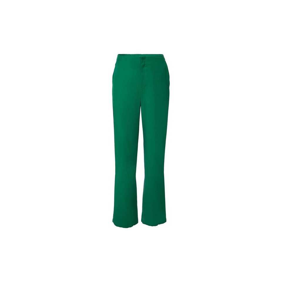 Esprit Stoffhose dunkel-grün regular (1-tlg)