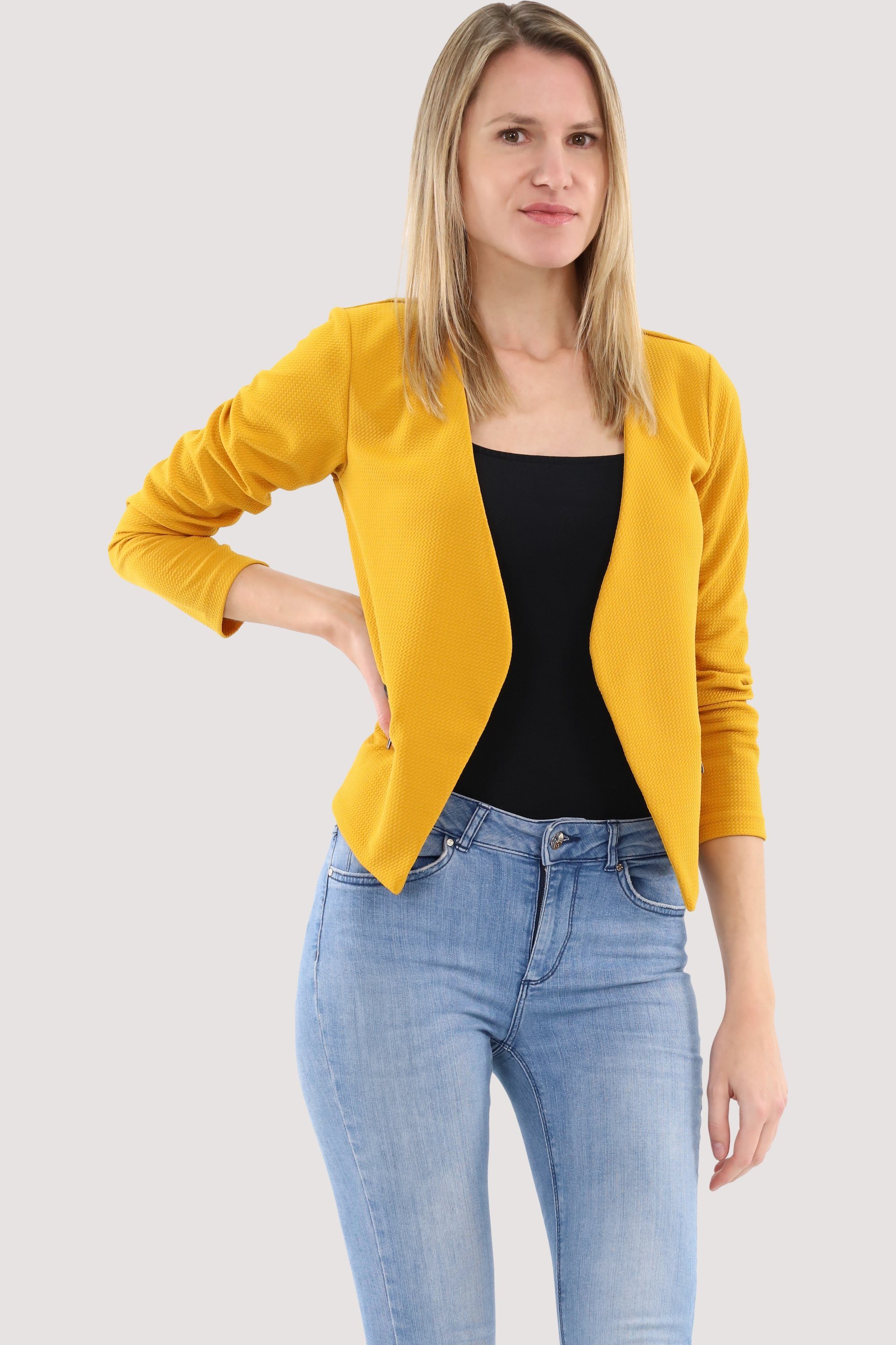 malito more than fashion Jackenblazer 6040 Sweatblazer im Basic-Look