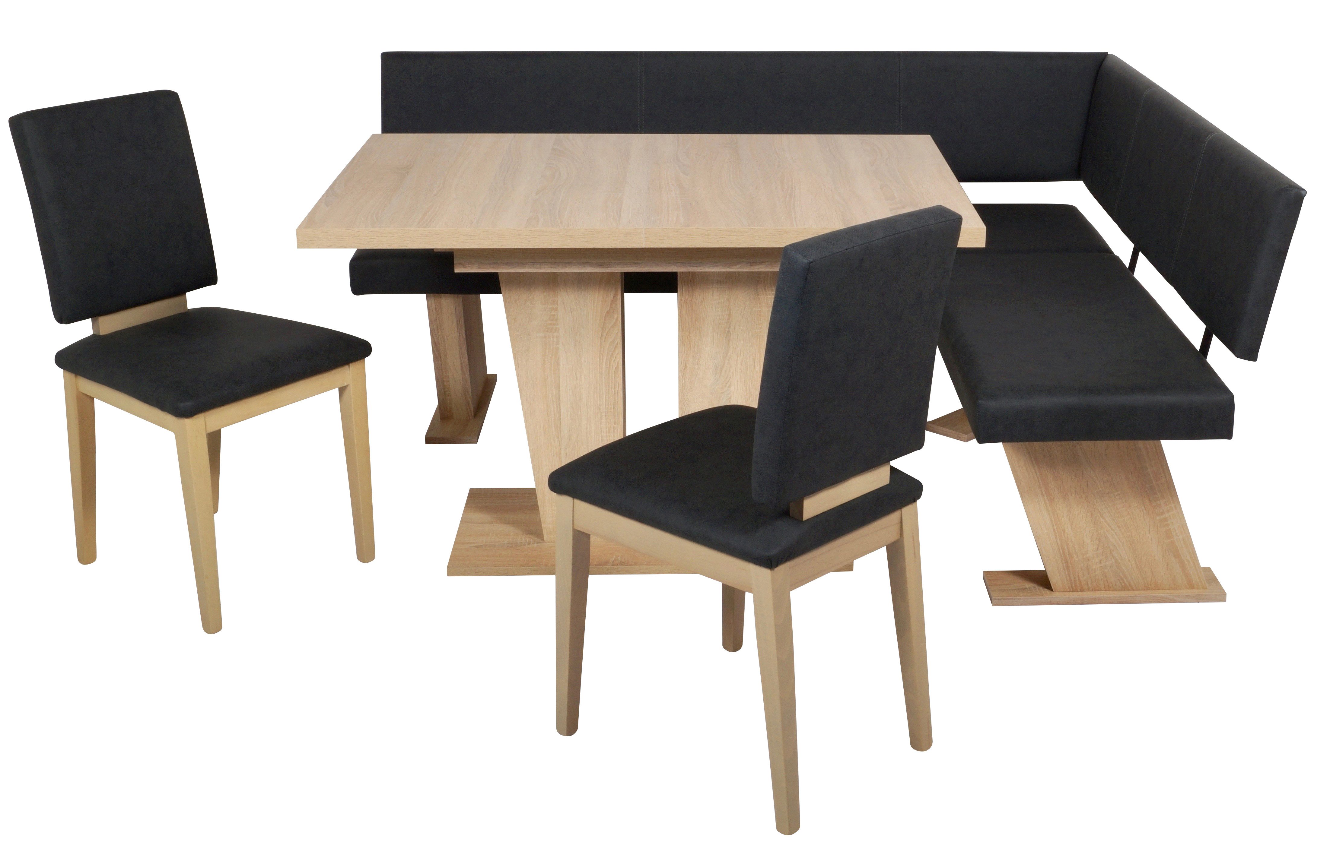 Stolebaenk Eckbankgruppe Verona Sonoma Artisan Links VEVEAR, (Eckbankgruppe, 1 x Eckbank, 1 x Tisch, 2 x Stuhl)