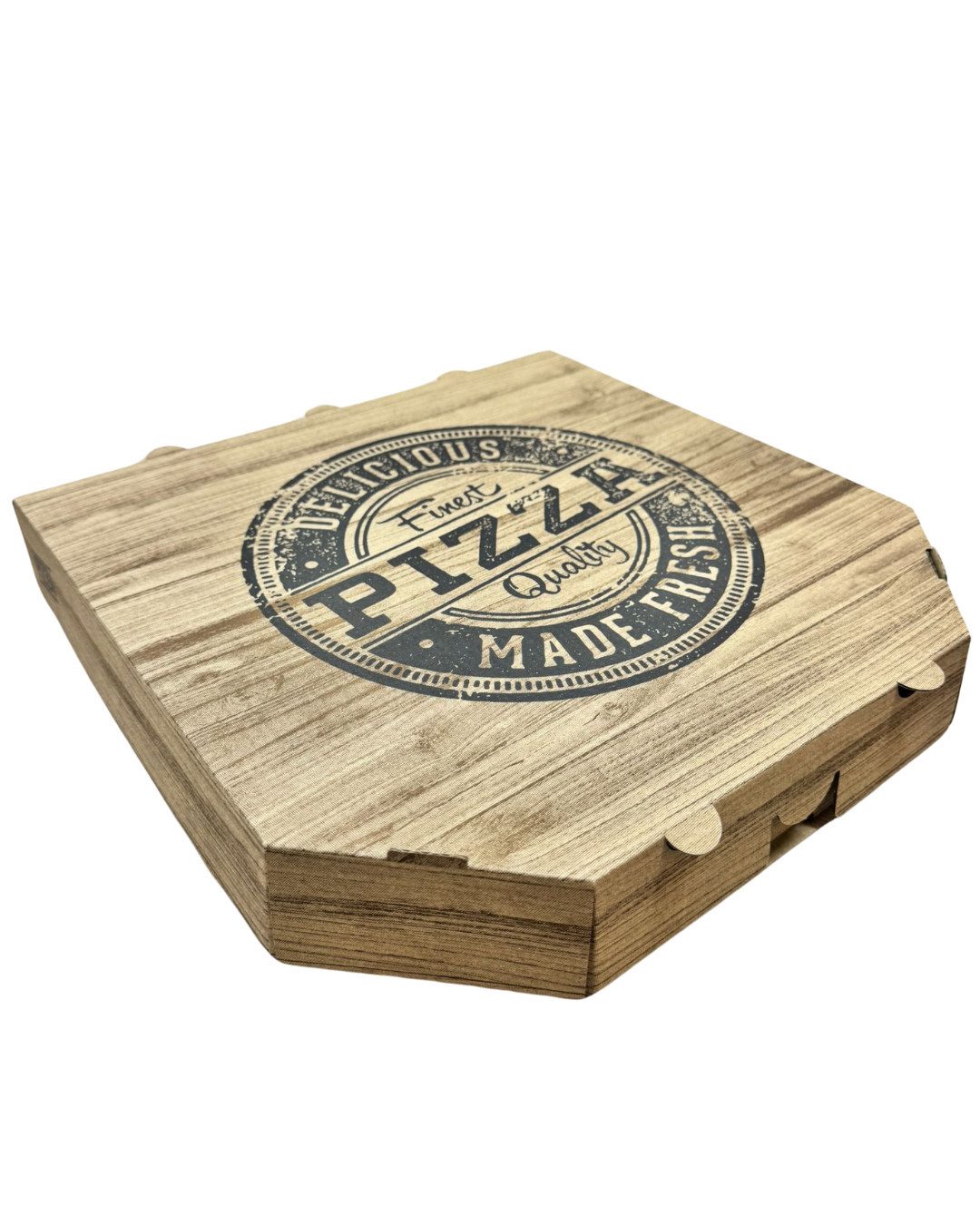 NoblesBox Karton Pizzakarton, Pizzaschachtel, 50-200 Stück, Stabile, Kraft, Pizza, Box, Pizzeria, Braun
