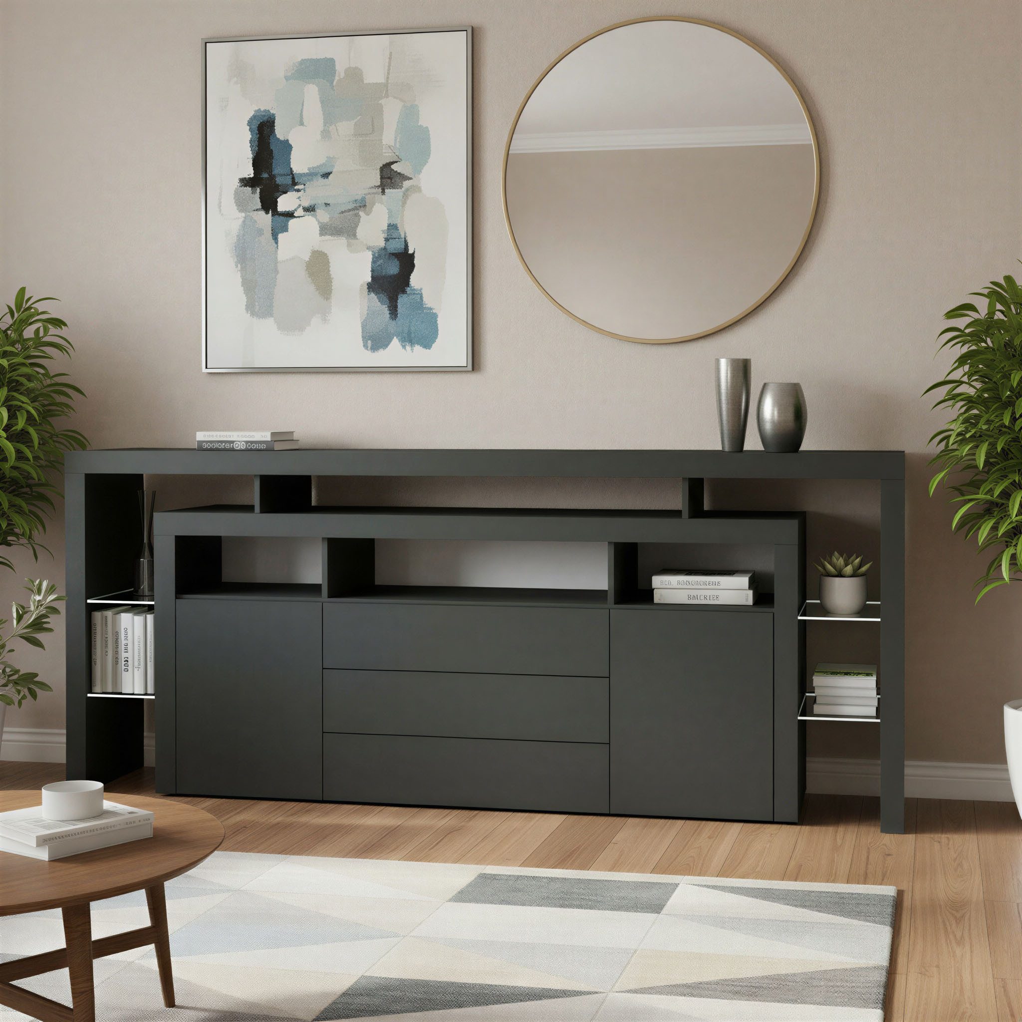 borchardt Möbel Sideboard Rosario, Breite 220 cm