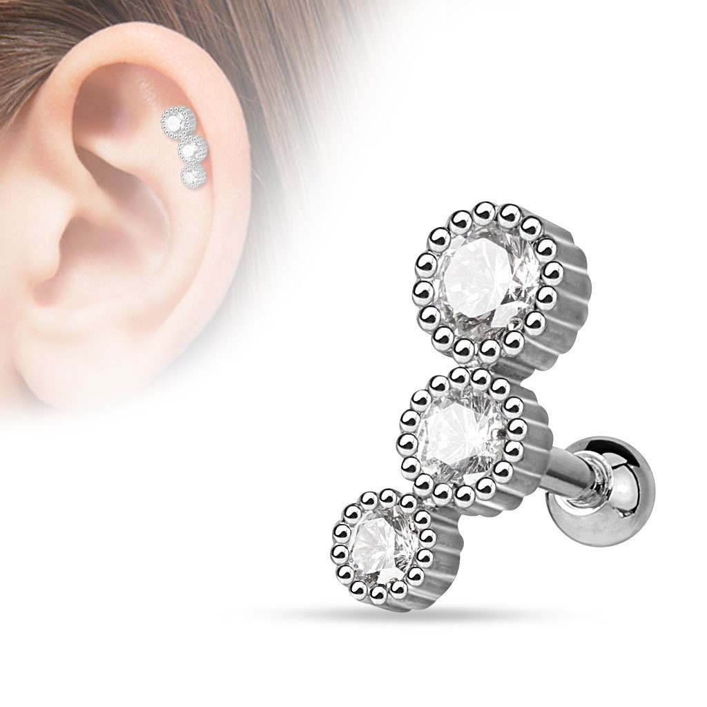 viva-adorno Piercing-Set Knorpel Piercing Cartilage Ohrpiercing Helix Pierc günstig online kaufen