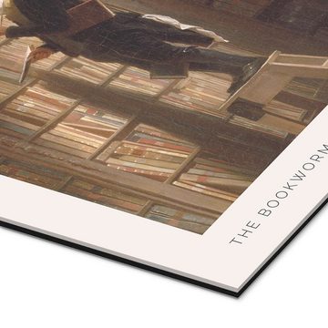 Posterlounge XXL-Wandbild Carl Spitzweg, The Bookworm, 1850, Wohnzimmer Rustikal Malerei