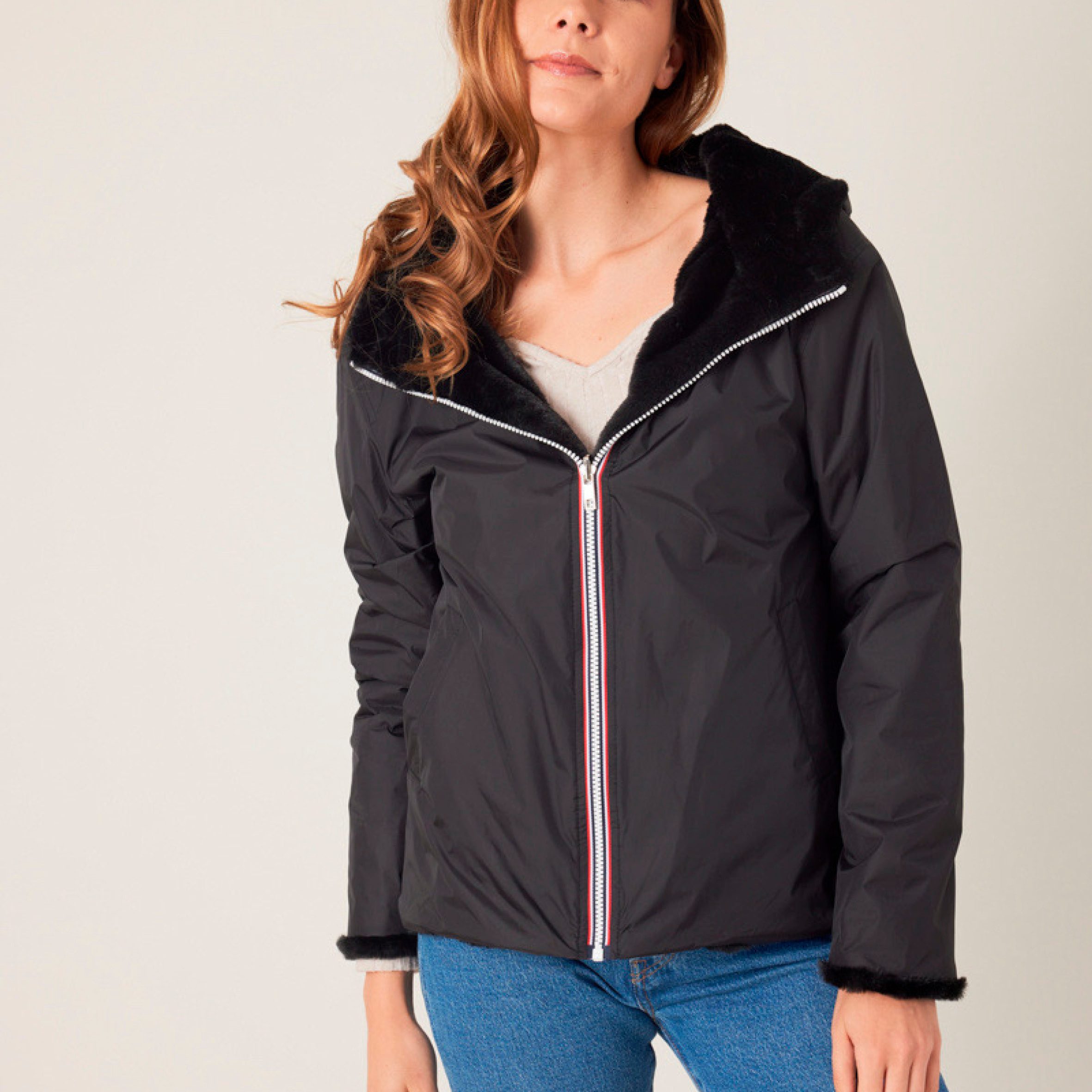 30seven Wendejacke beheizte Wendejacke - Farbe Schwarz 7,4V Set inkl. Akku & Ladegerät