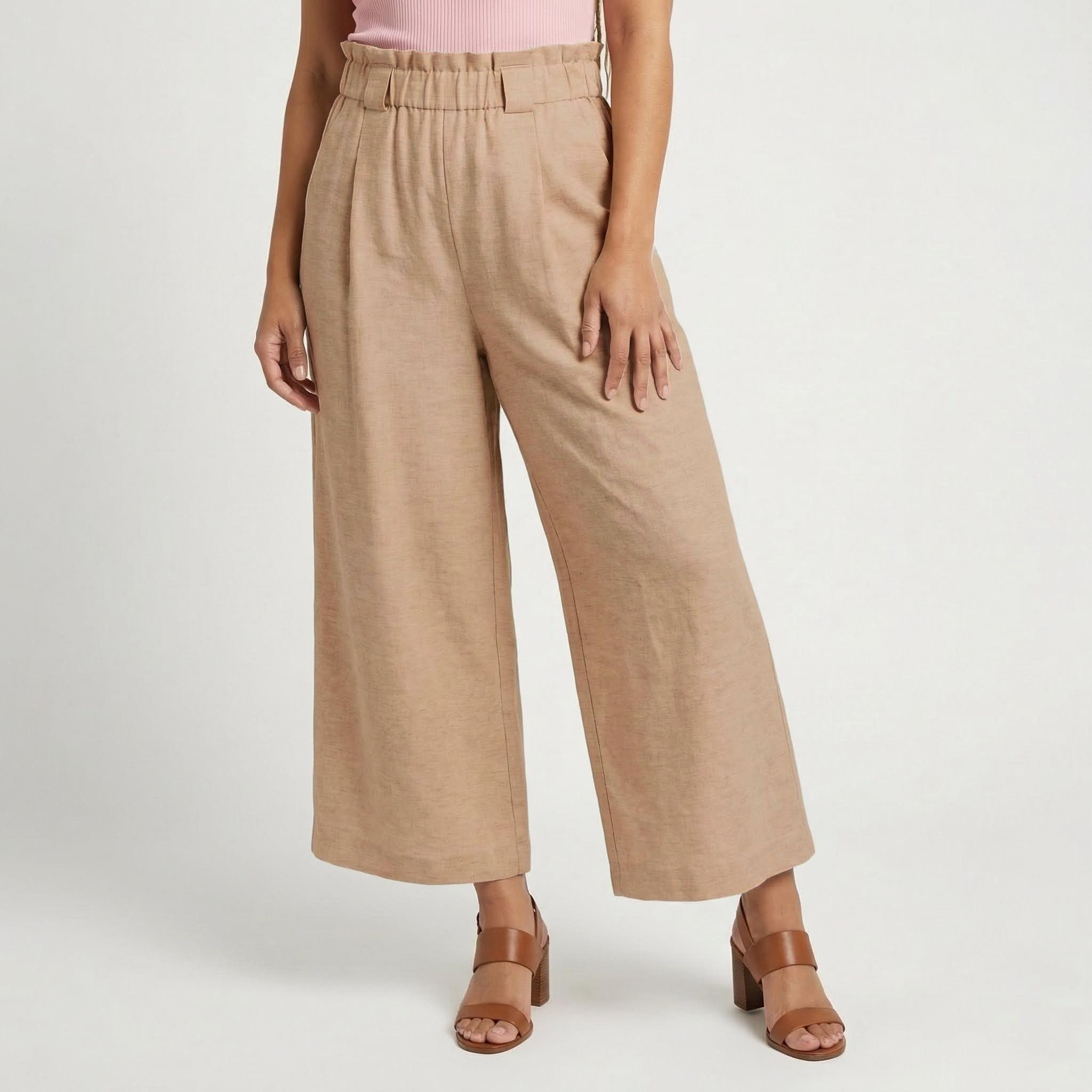 OriginalYou Culotte Weite Schlupfhose moderne Businesshose Wide Leg Freizeithose Größe 38-42, Formstabil, Business bis Casual, Komfortbund