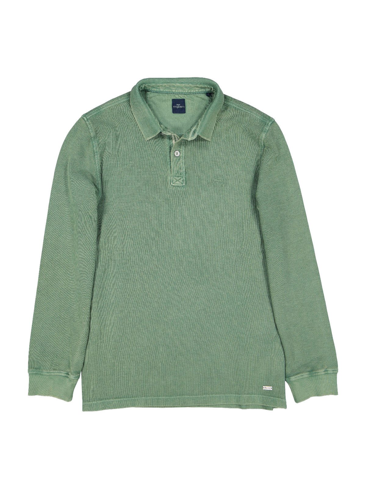 Engbers Langarm-Poloshirt Herren Poloshirt langarm, Gruen