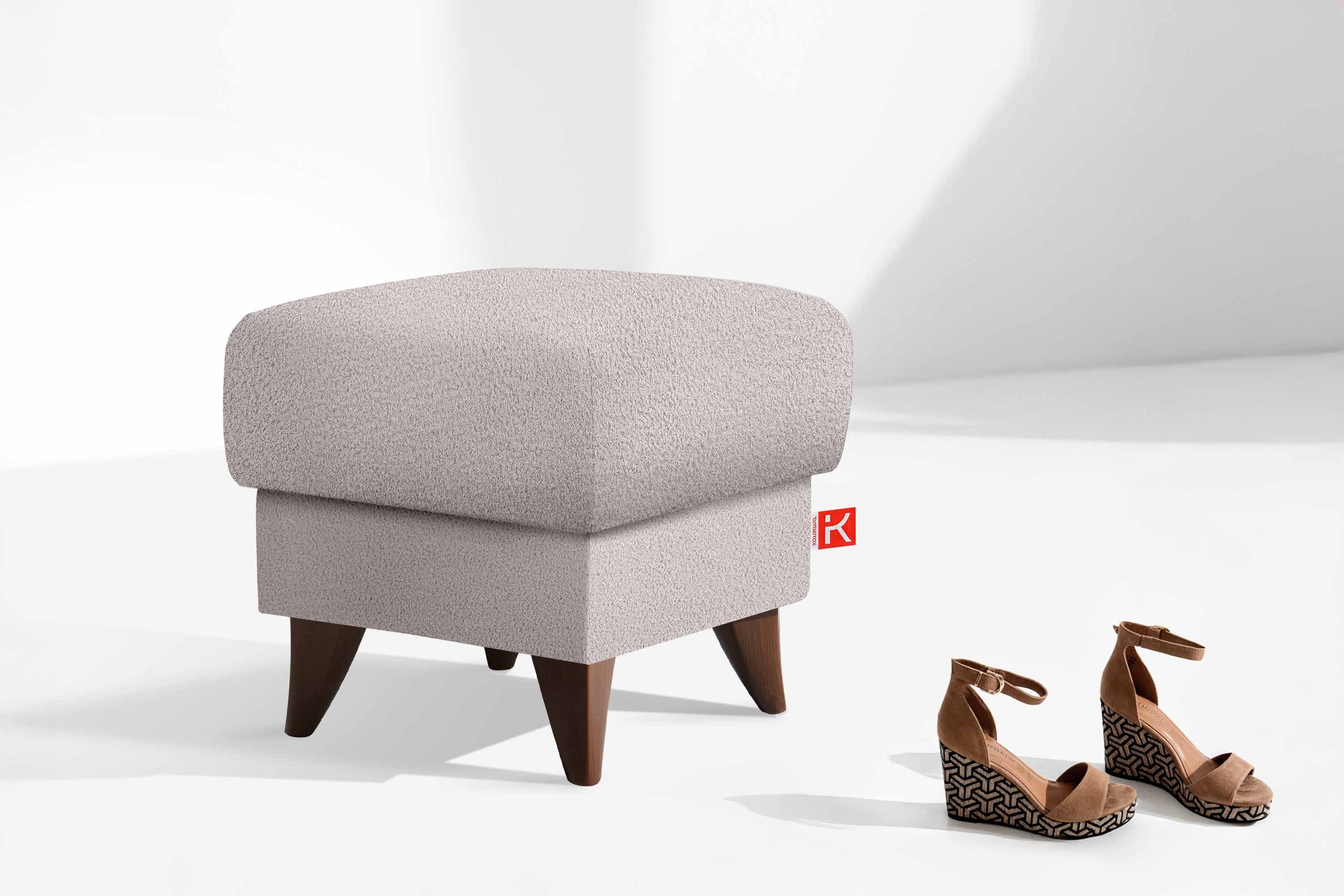 KONSIMO® Fußhocker Sitzhocker mit Stauraum GUSTAVO, günstig online kaufen
