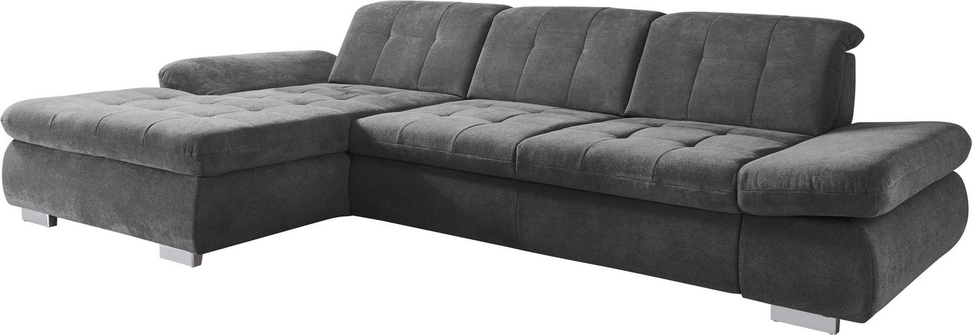 Die PlanBar Ecksofa MP-IN17004 L-Form, Breite 331 cm, Kaltschaum-Polsterung, inkl. Sitztiefenverstellung, wahlweise weitere Funktionen