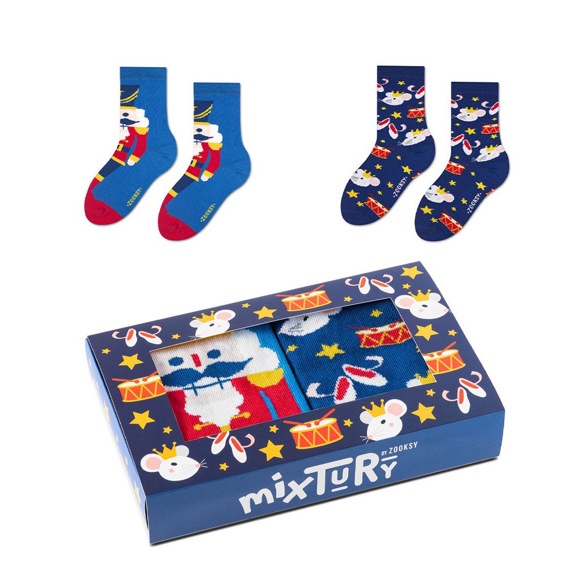 ZOOKSY Freizeitsocken lustige, bunte Weihnachtssocken in günstig online kaufen