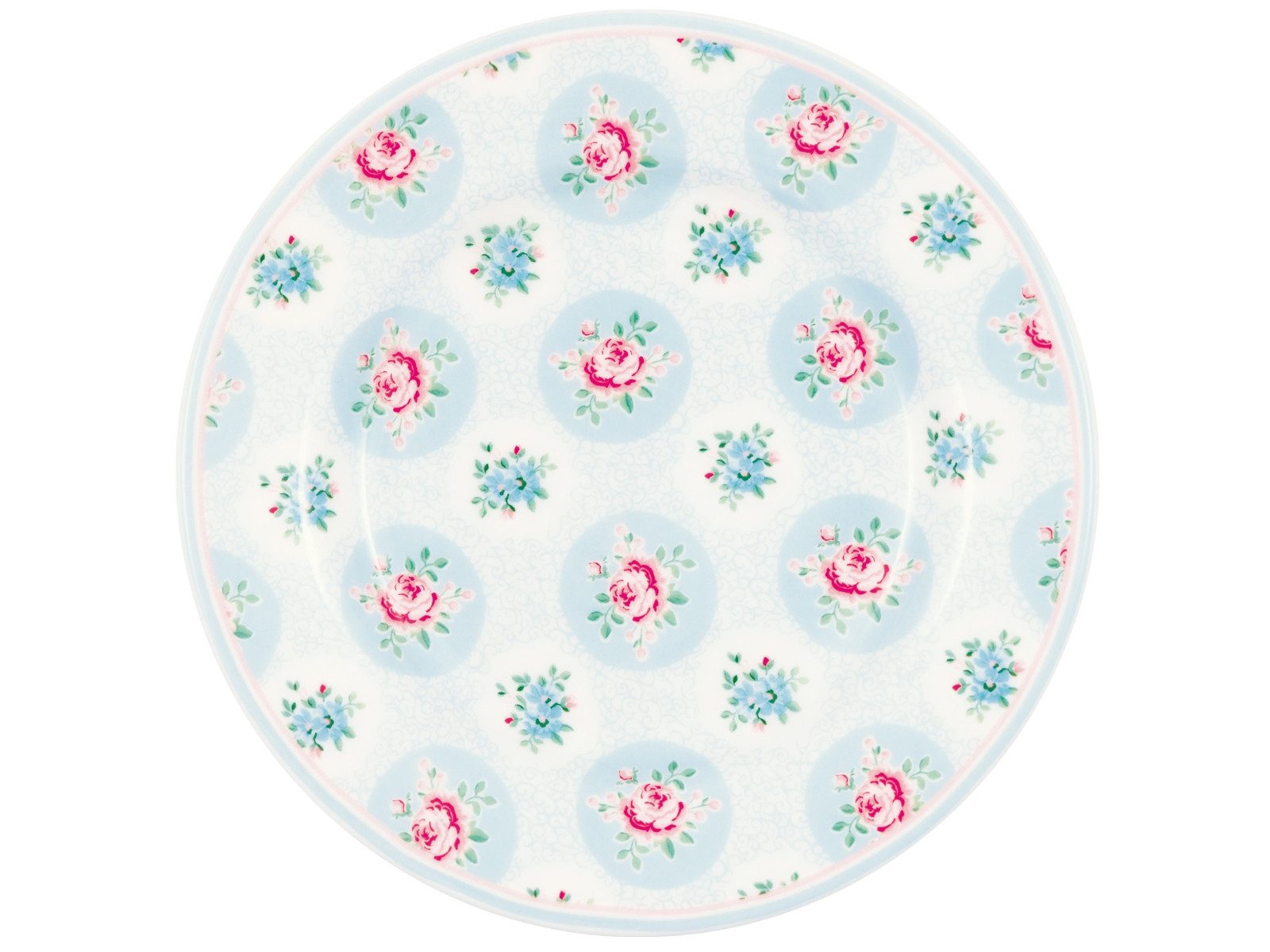 Greengate Brotteller Elle Brotteller pale blue 15cm