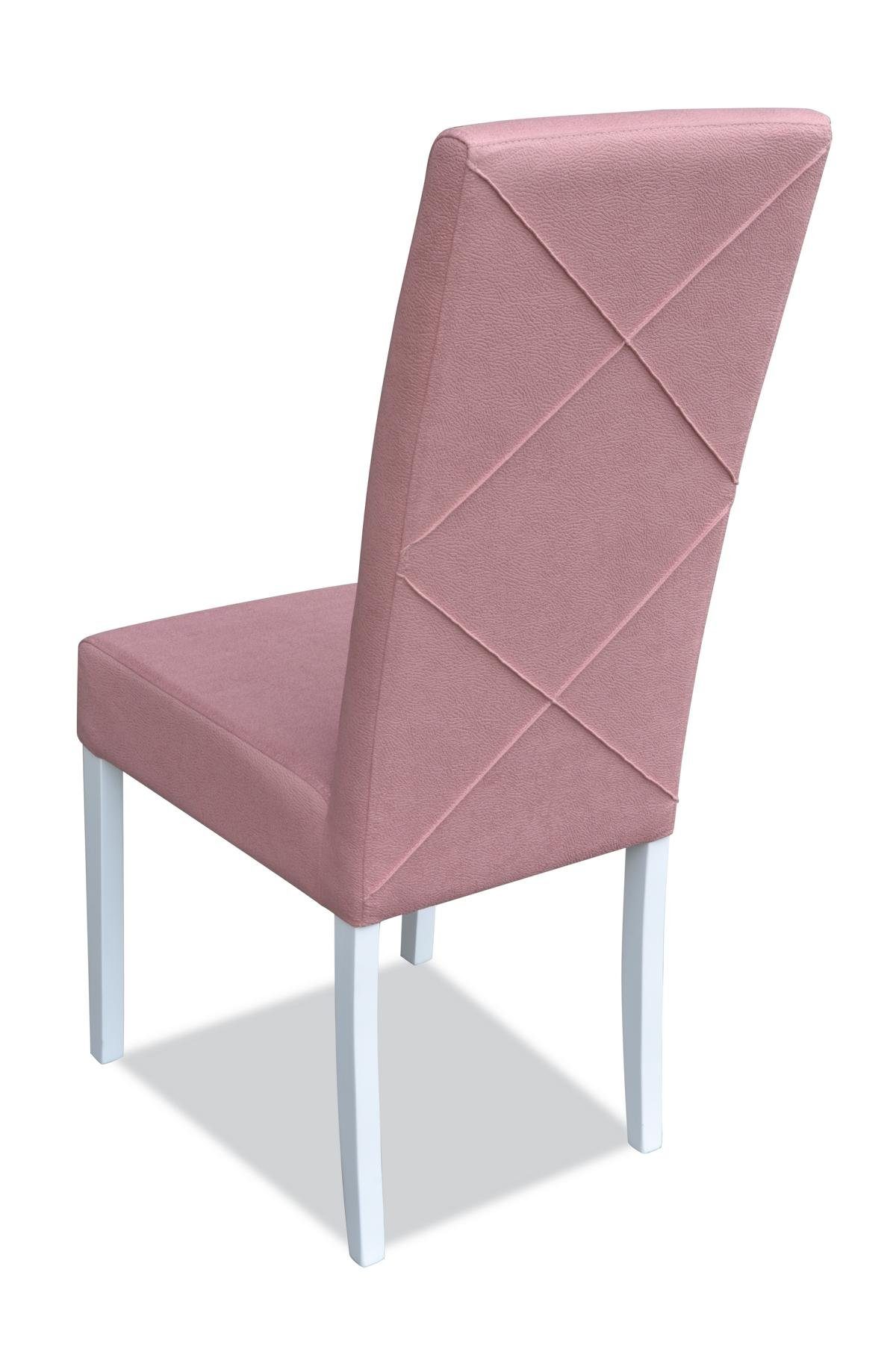 JVmoebel Stuhl, Stuhl 1x Ess Club Sessel Zimmer Polsterstuhl Designer Neu Holz Lounge Stühle