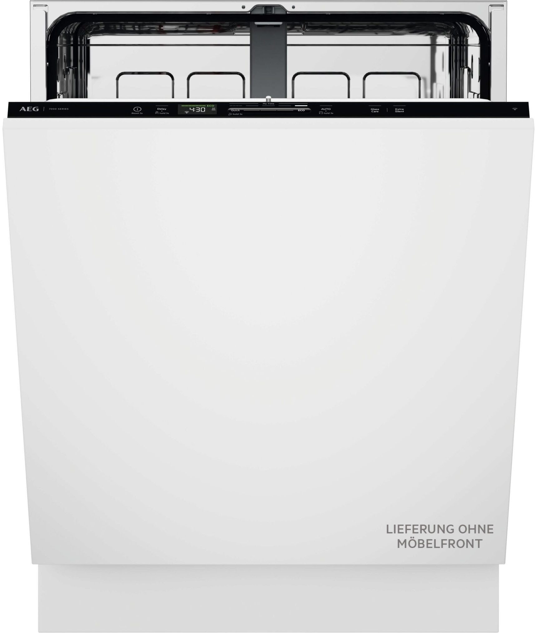 AEG vollintegrierbarer Geschirrspüler Serie 7000, 60 cm, WiFi V72GIB10SN, 13 Maßgedecke, Wassersparende Spülmaschine: 8,4l im Eco-Programm-effiziente Reinigung