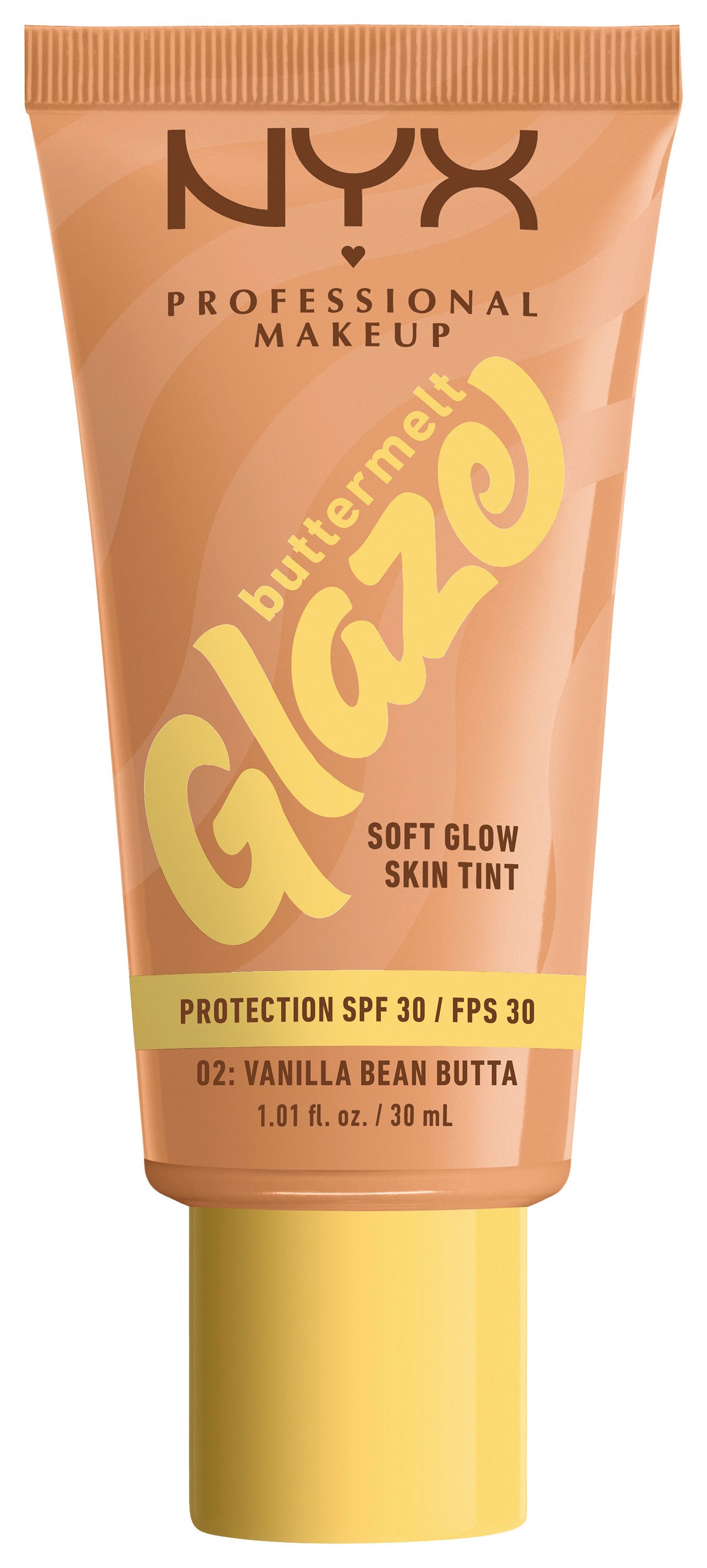 Foundation NYX Professional Makeup Buttermelt Glaze Foundation LSF 30