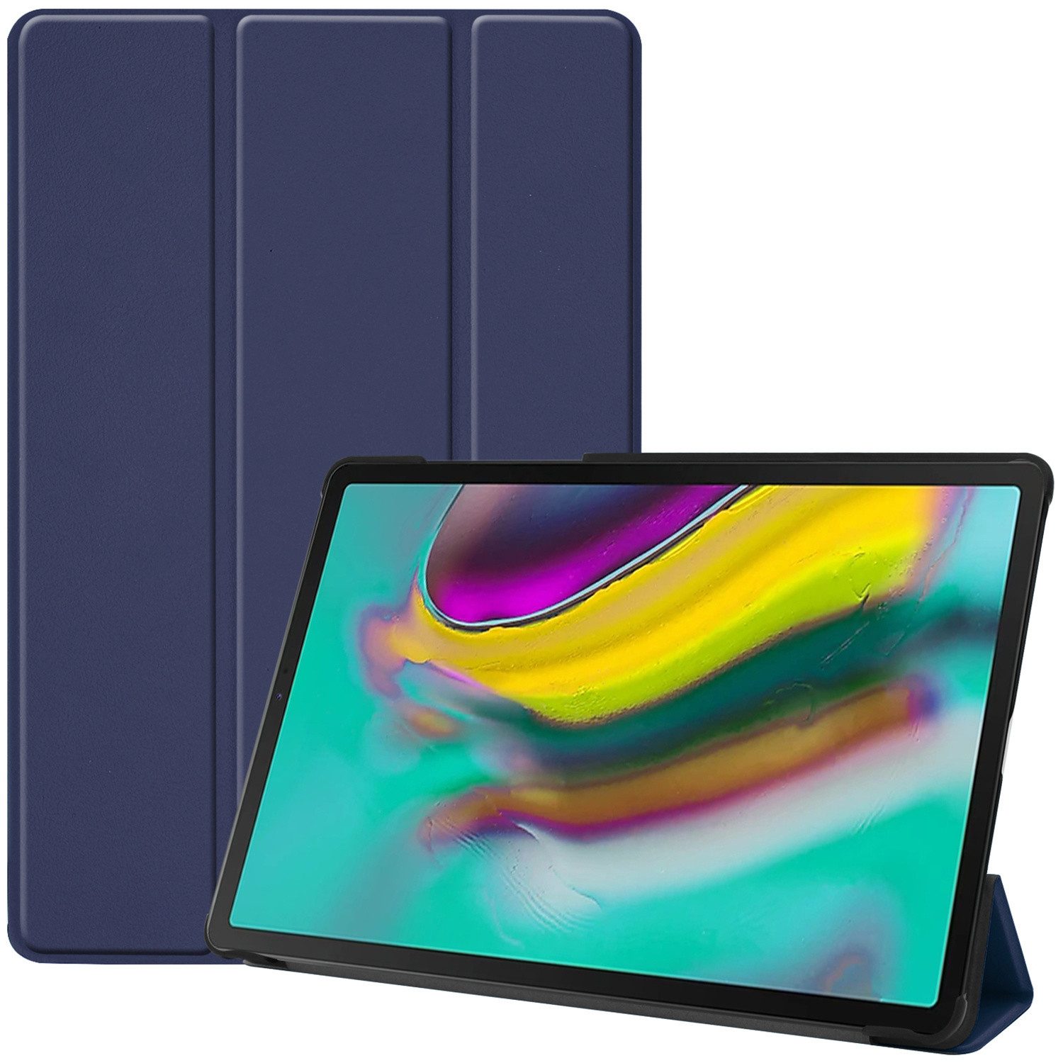 imoshion Tablet-Mappe imoshion Trifold Klapphülle Samsung Galaxy Tab S5e - Dunkelblau