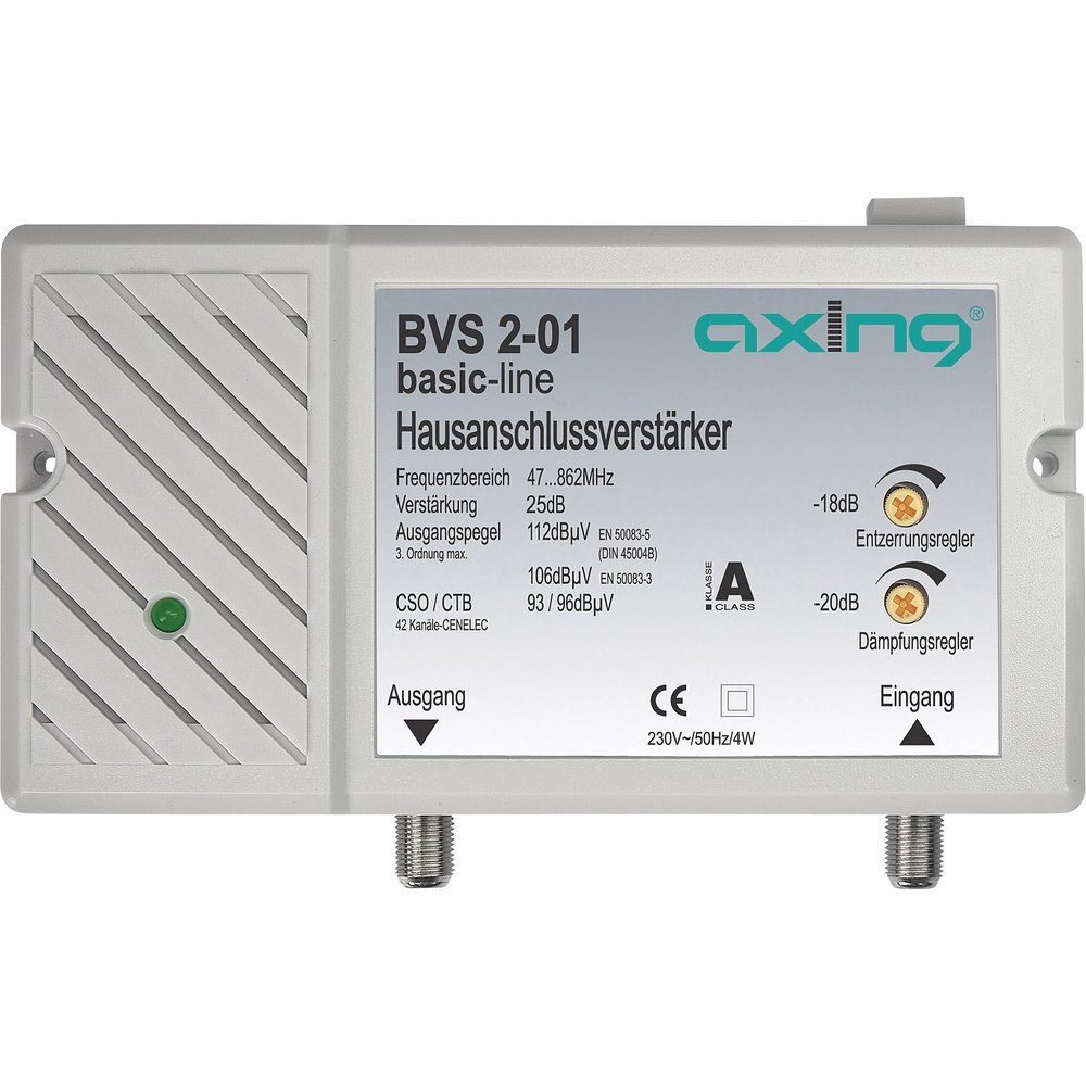 Axing BVS 2 -01 Kabel-TV Verstärker 25 dB Leistungsverstärker