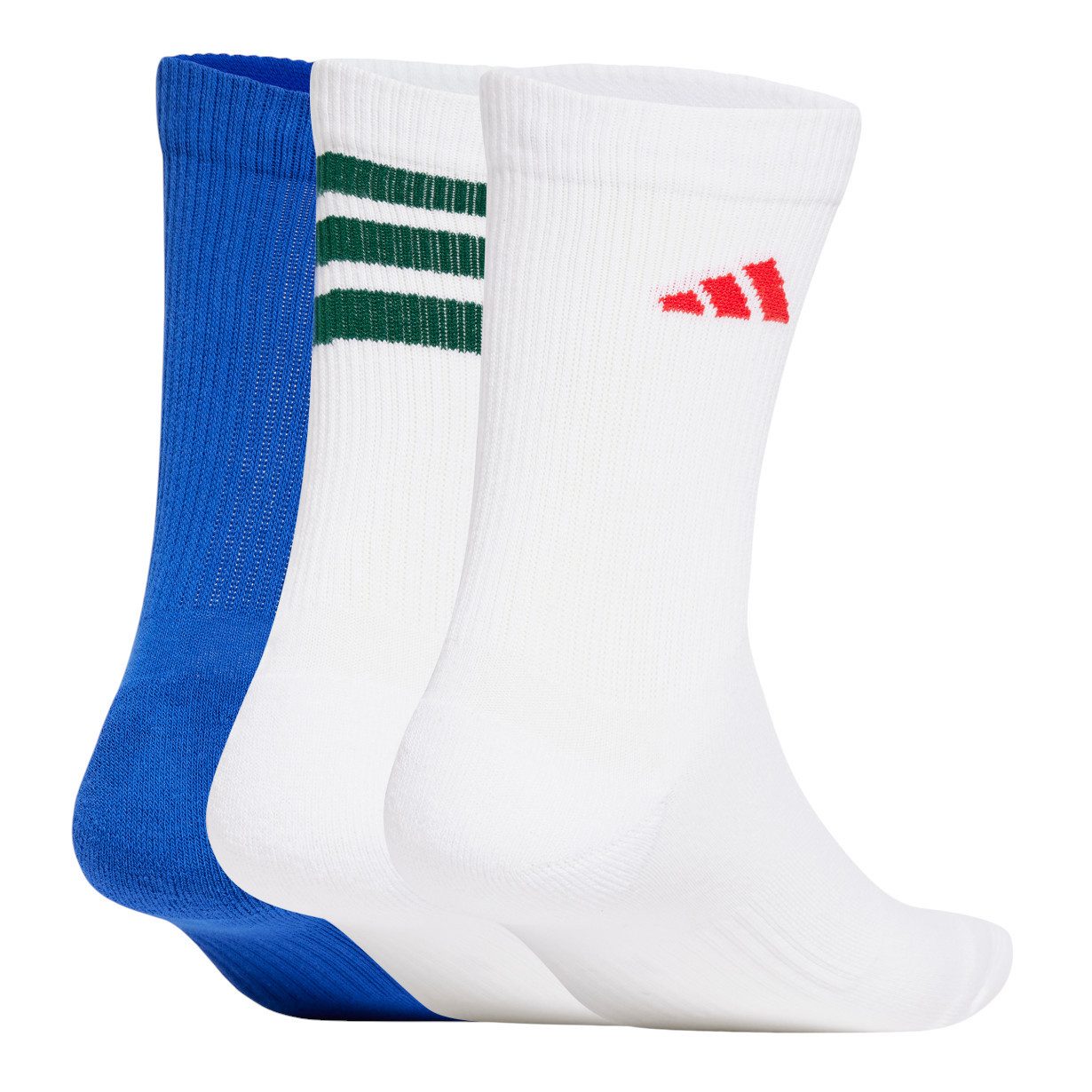 adidas Performance Sportsocken Logo Crew weiss/blau - 3 Paar günstig online kaufen
