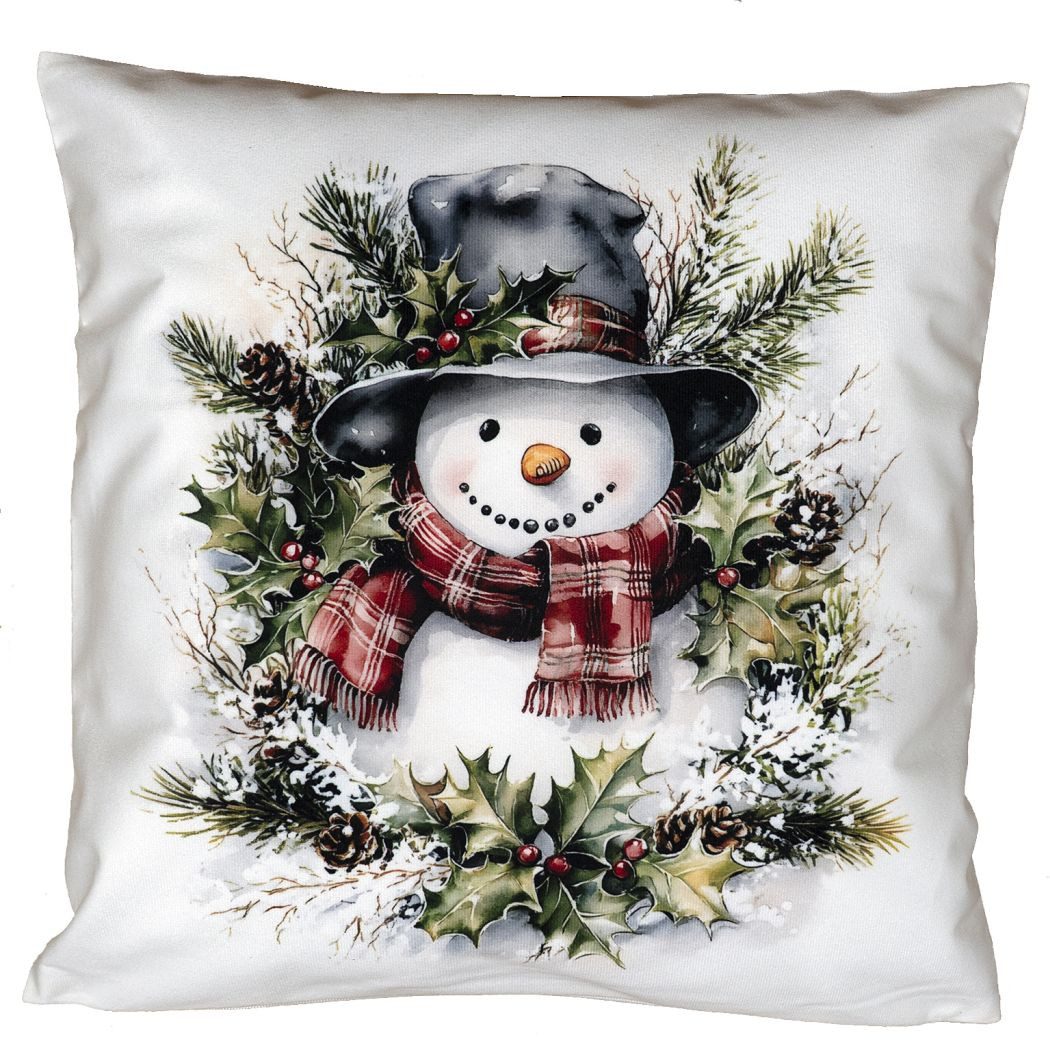 texpot Kissenhülle Kissenbezug bedruckt Weihnachsmotive Dekokissen Advent, (1 Stück)