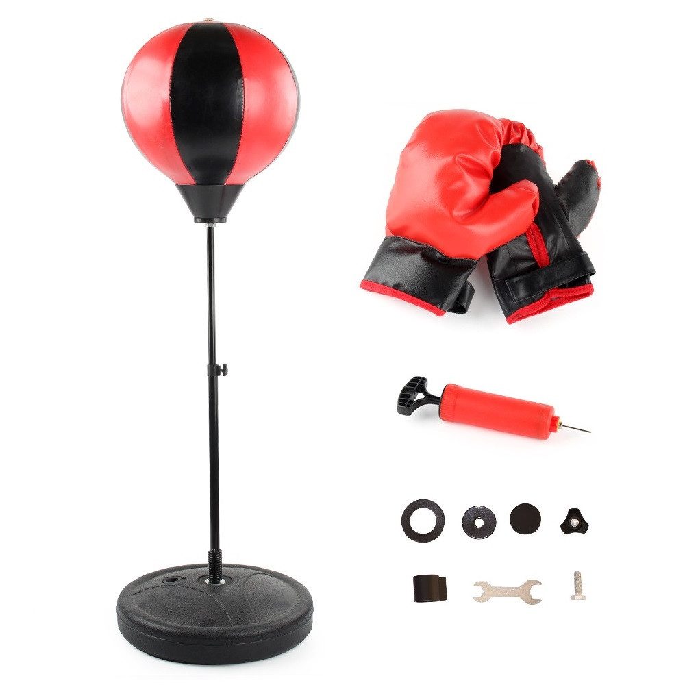 Wisam Standboxsack Tragbares Boxing-Set für Kinder – Standboxsack Boxhandschuhe