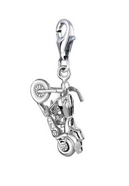 Nenalina Charm-Einhänger Big Bike-Anhänger Motorrad Cross 925 Silber