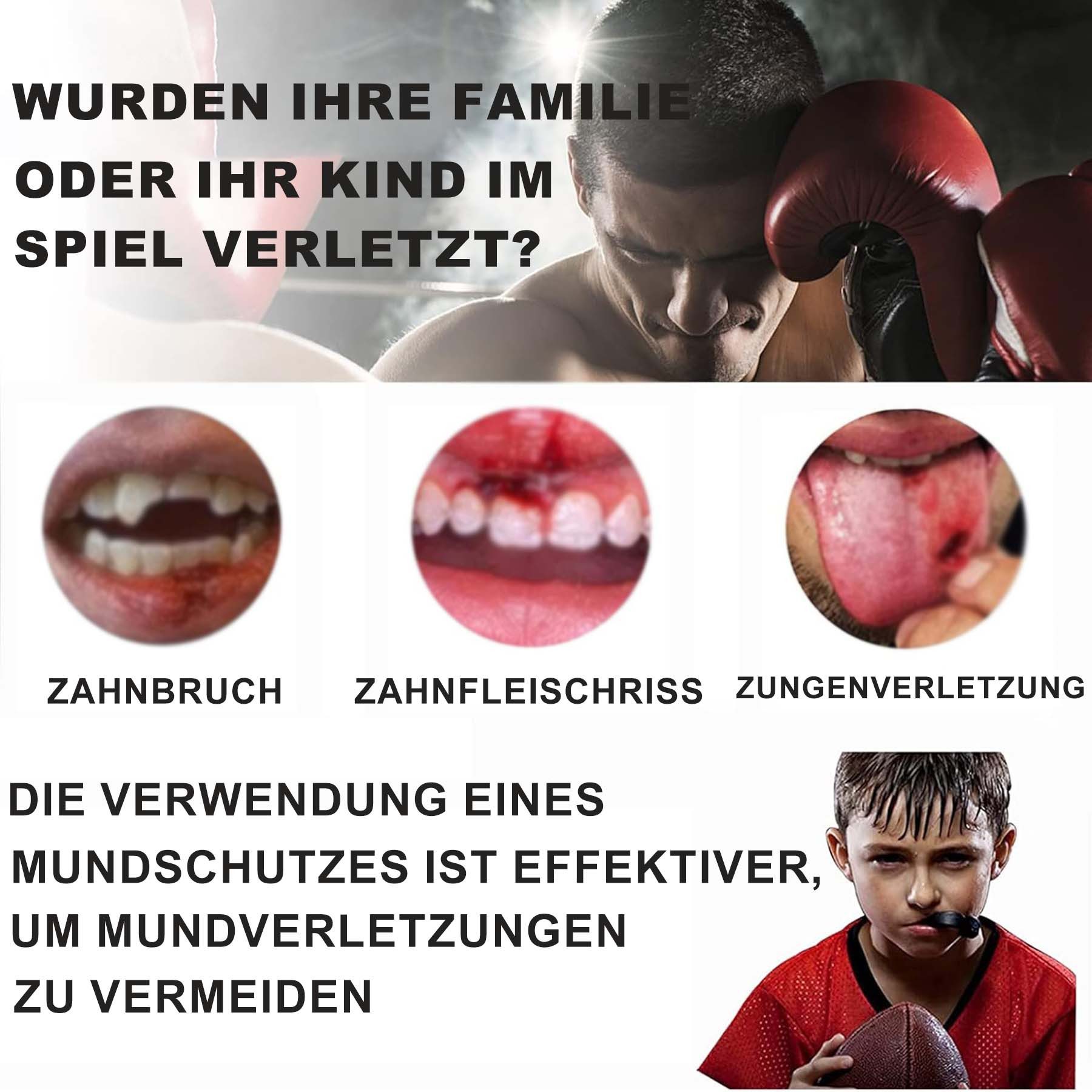 Mutig Zahnschutz Sport Zahnschutz,2 Stücke Mundschutz Boxen,Erwachsene, SchwarzWeiß (Sport Zahnschutz ideale Atmung&leicht Anpassbar,Unisex Erwachsene, Mundschutz für MMA,Kampfsport,Boxen, Taekwondo,Hockey,Hockey und Mehr), Sport Zahnschutz,Mundschutz Boxen,Erwachsene Schwarz-Rot&Schwarz-Weiß