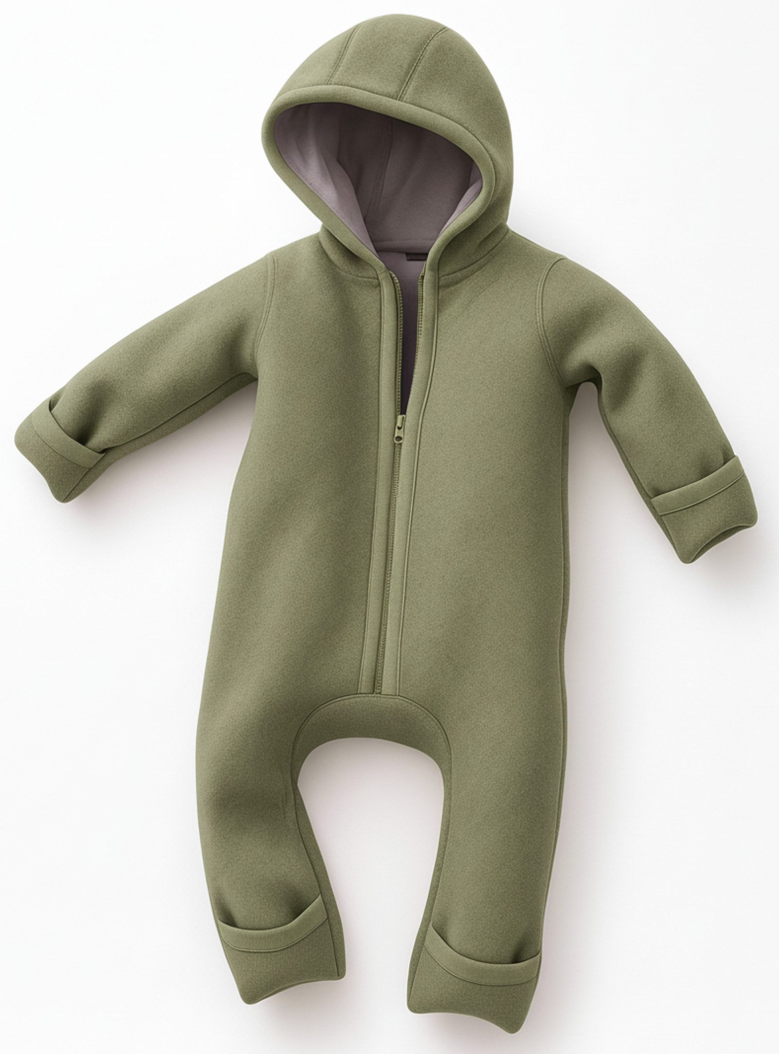 Alavya Home® Overall Walkoverall Bio-Schurwolle I BESTSELLER! OTTO´s Choice Preiskracher (1-tlg) Wollfleece mit Reißverschluss, Walk Woll-Anzug für Kleinkind und Baby