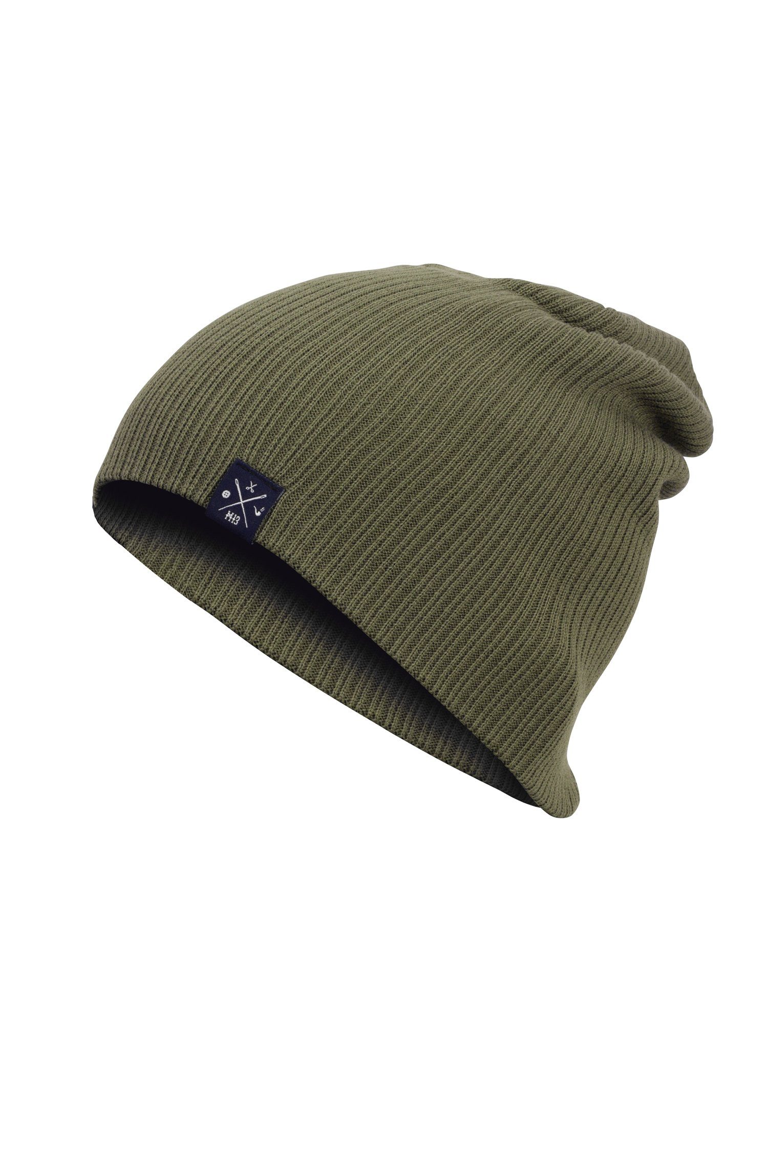 Manufaktur13 Beanie Double Sided Cotton Beanie - 2-in-1 Slouch/ Cuffed Baumwolle Mütze