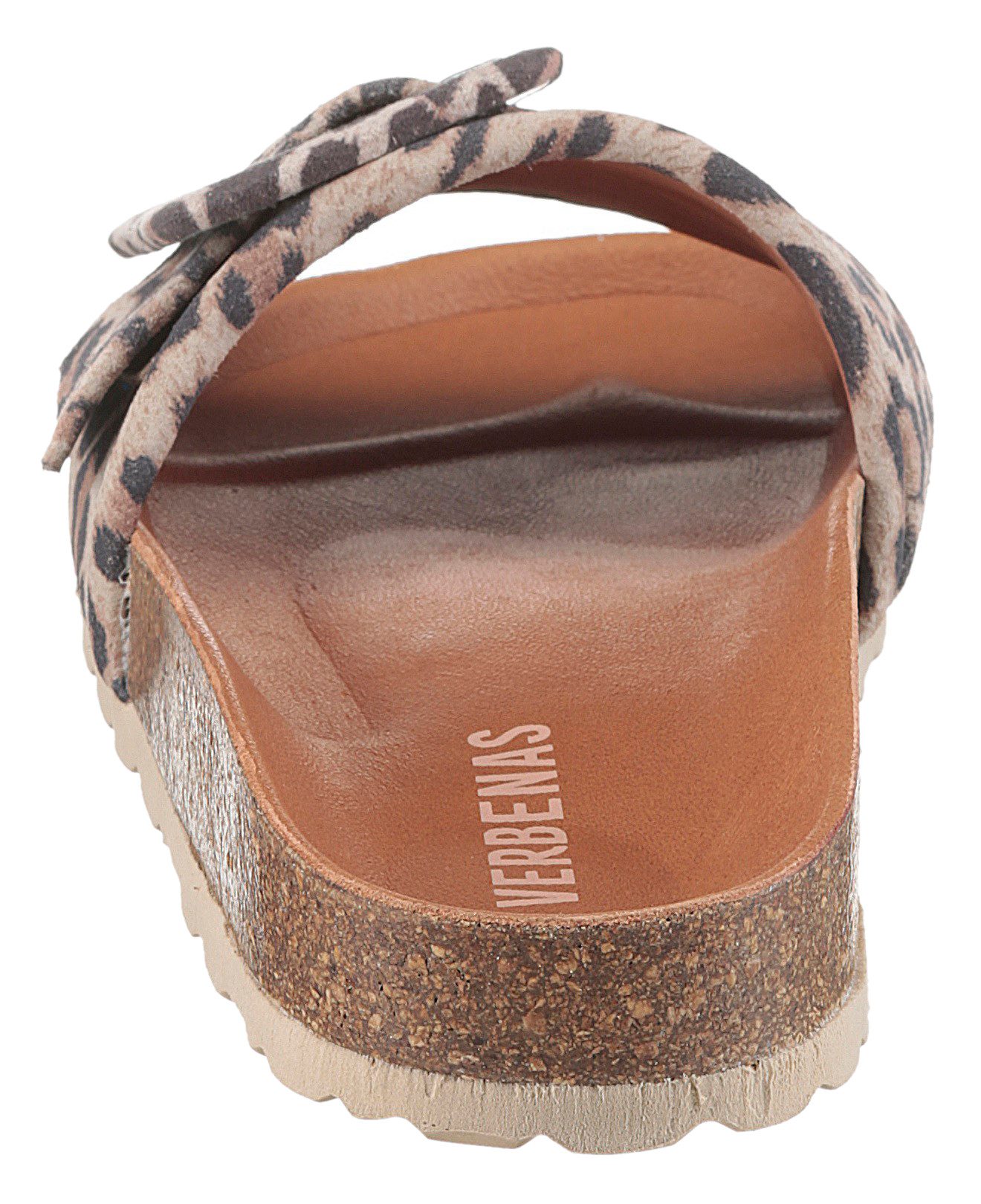 VERBENAS Reiko Leopardo Grande Pantolette, Sommerschuh, Schlappen für Stran günstig online kaufen