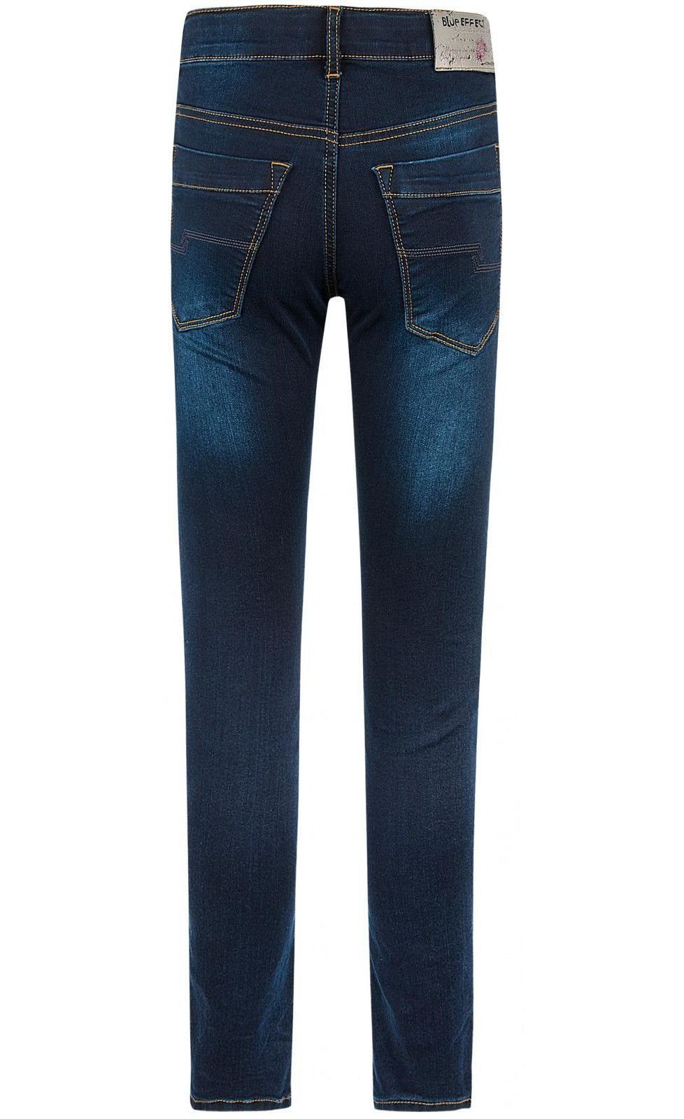 Slim-fit-Jeans Jeans Hose fit EFFECT blue dark Skinny slim BLUE ultrastretch