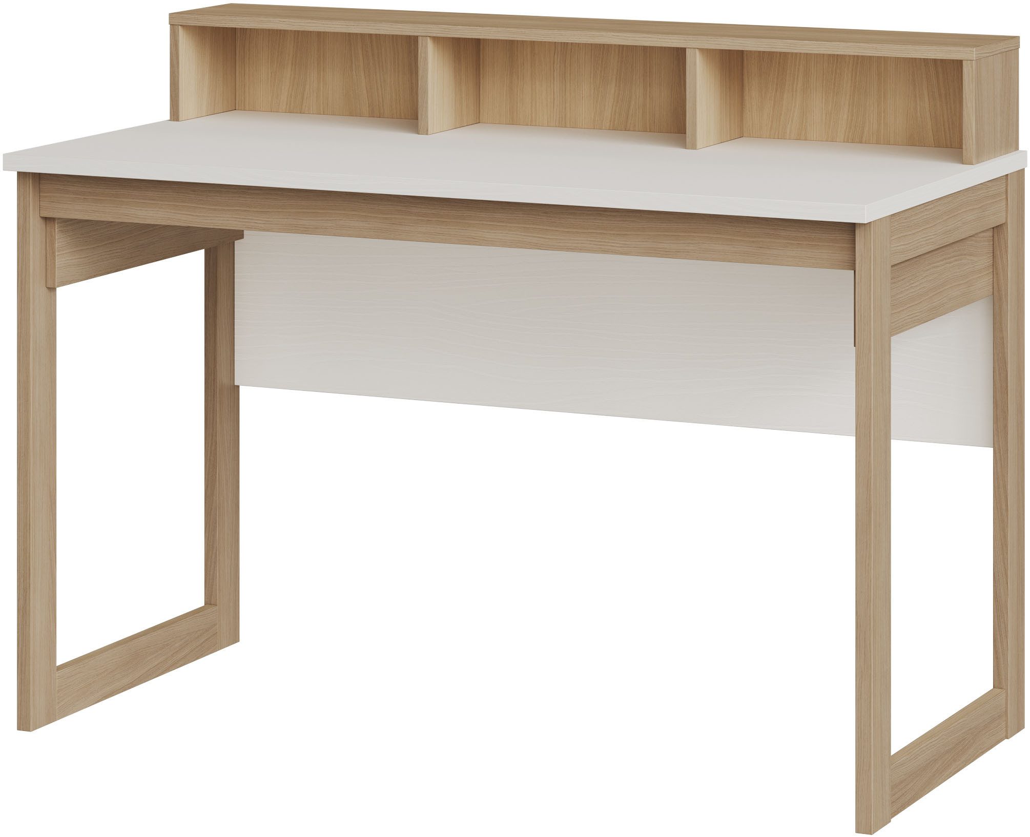 Home affaire Schreibtisch Stranda, Arbeitstisch im Skandi Style, Bürotisch in zwei Farben, moderner Computertisch, wohnliches Home Office