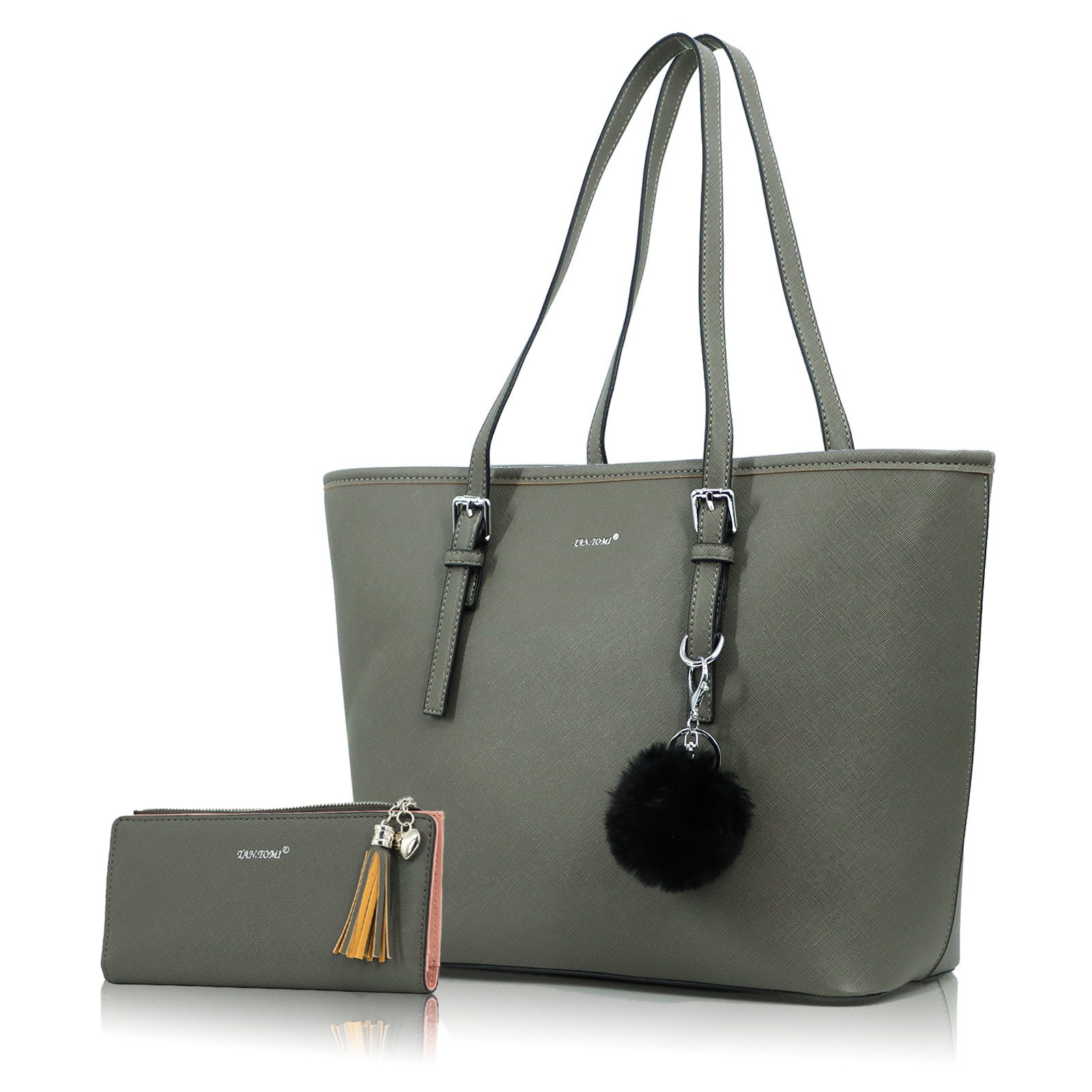 TAN.TOMI Shopper »Handtasche Damen mit Geldbörse und Schlüsselanhänger,Groß  Elegant Damen Handtasche, ​Geschenke für Frauen«, in schlichter Optik  online kaufen | OTTO