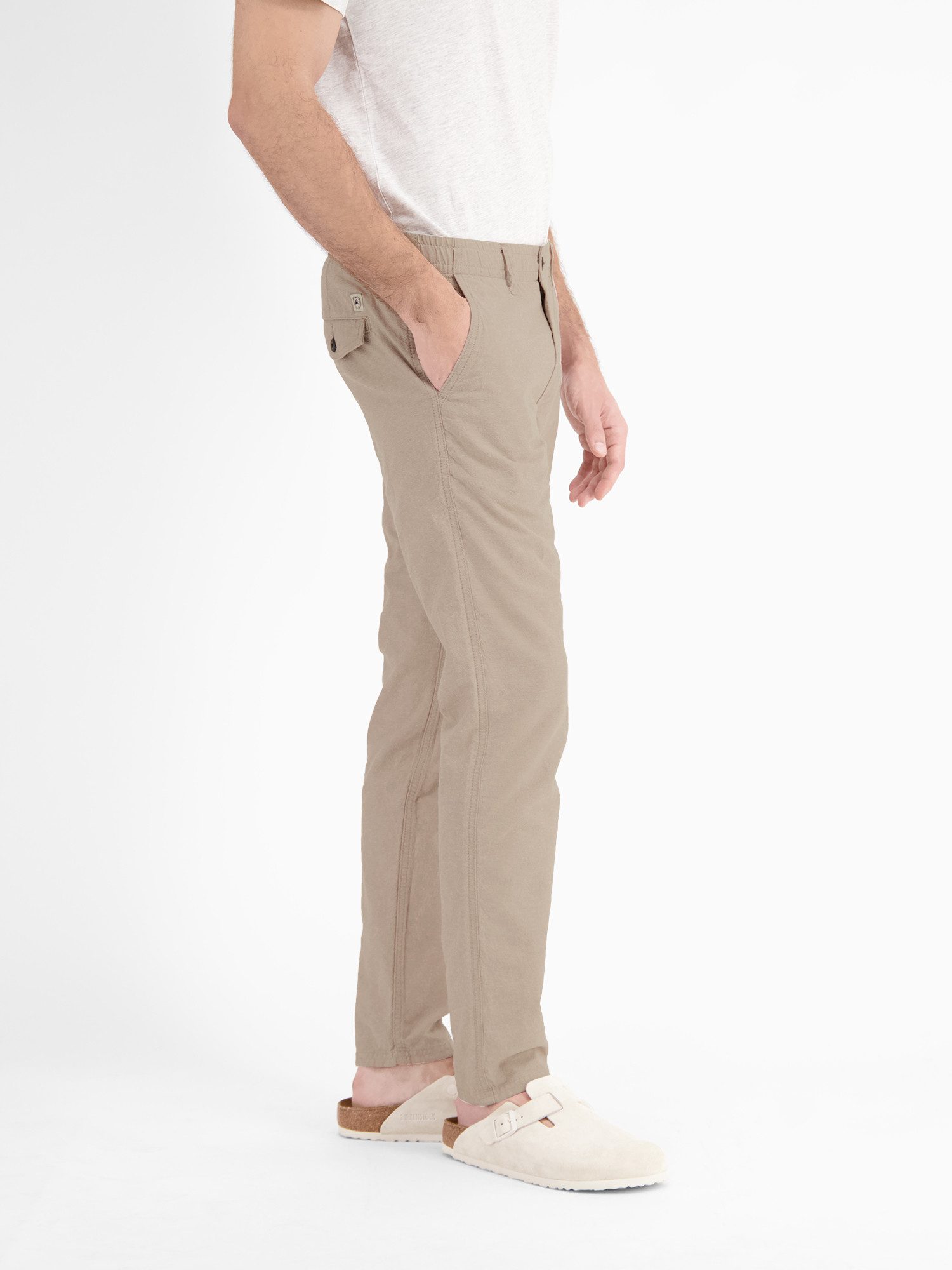 LERROS Chinohose Sommerliche Chino mit Leinenanteil, RELAX FIT