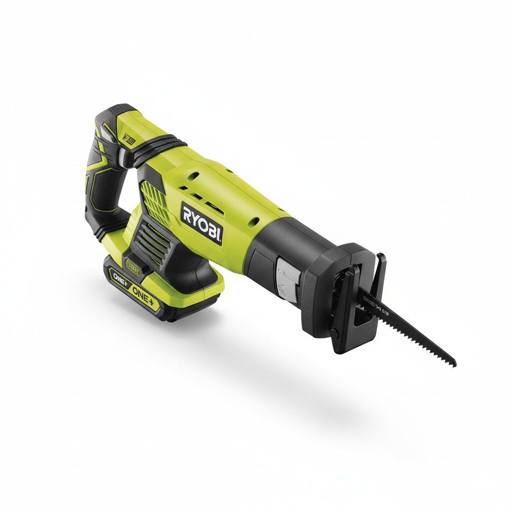 Ryobi Akku-Säbelsäge Ryobi RRS1801M Säbelsäge 18 V ONE+™ mit 2 Sägeblättern (ohne Akku), 1-St.