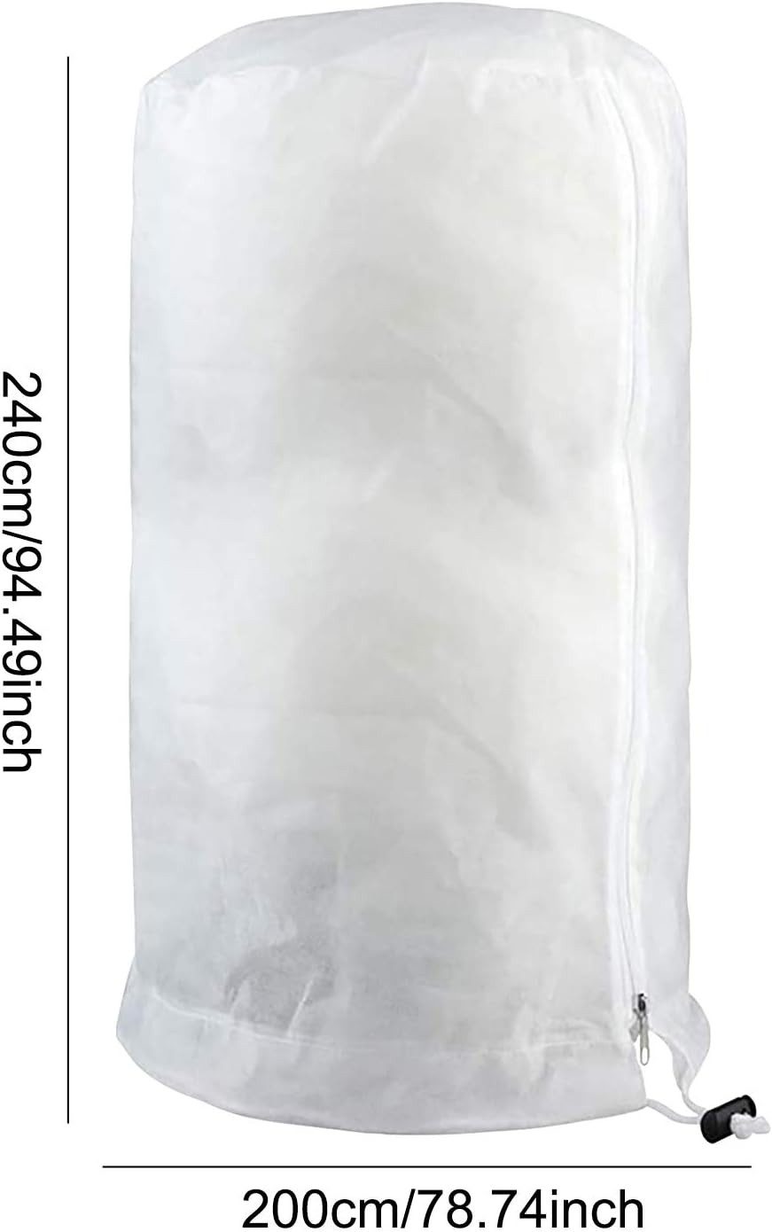 FELIXLEO Winterschutzhaube Frostschutz Schutzhülle Pflanzensack Für Kübelpflanzen Atmungsaktiv (1-St)