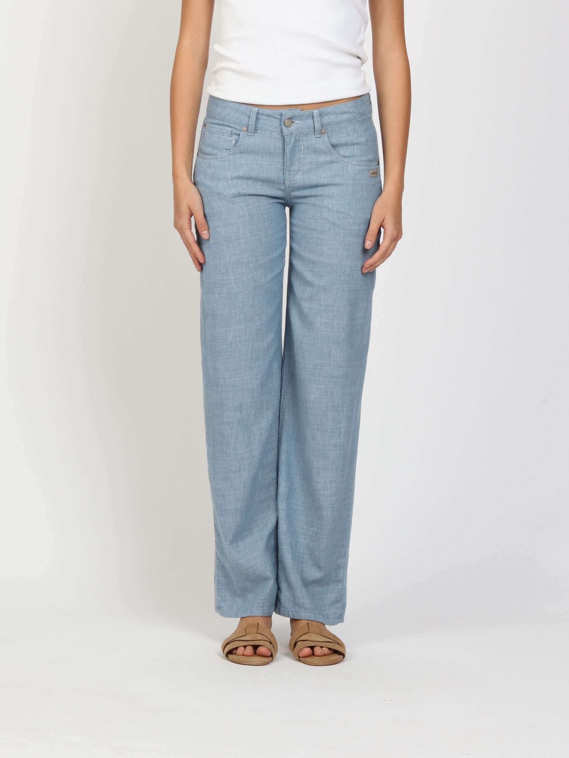 GANG Gerade Jeans 94RIVER - Low Rise Jeans - Damen Jeans - Straight Fit Jeans