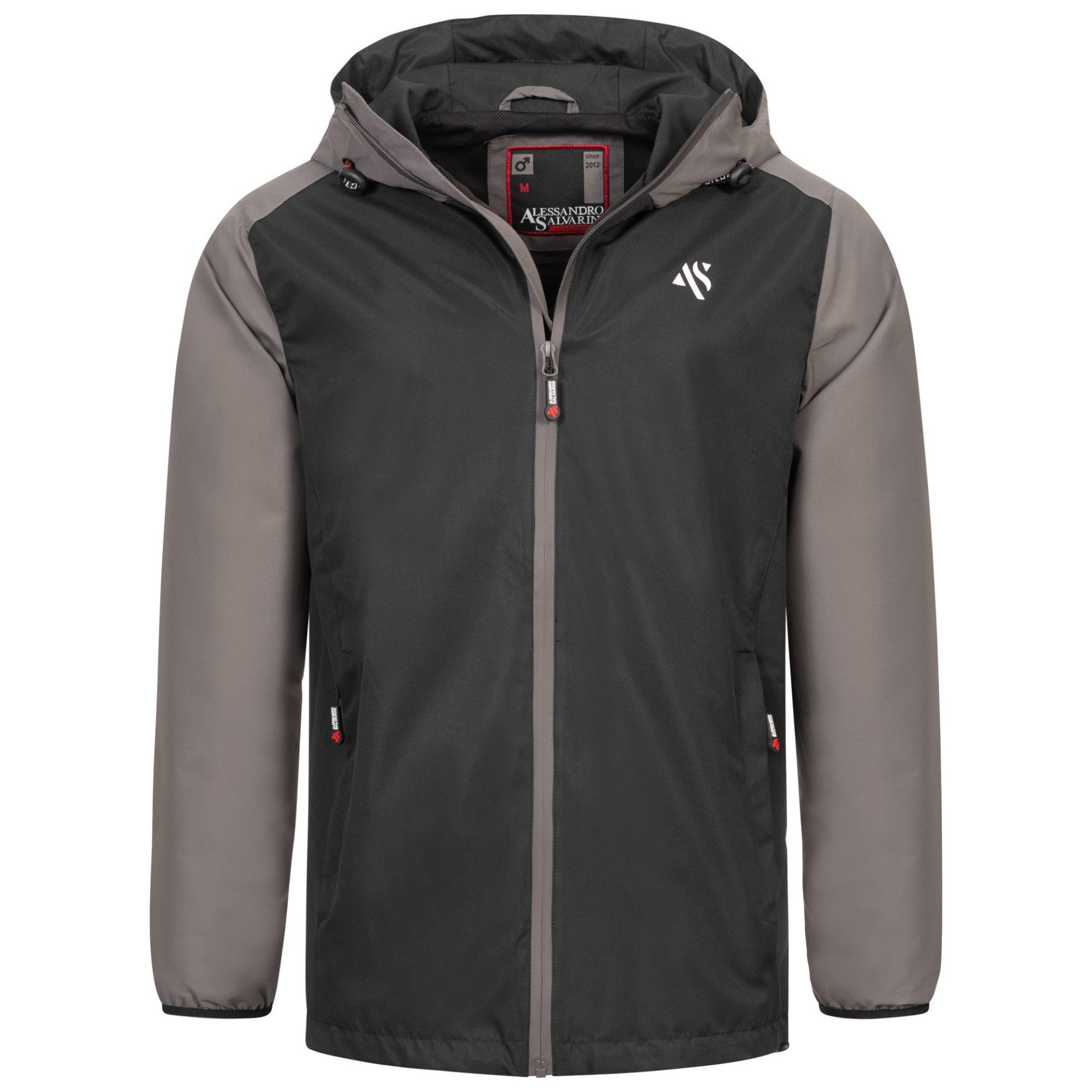 Alessandro Salvarini Regenjacke mit wasserdichtem Reißverschluss günstig online kaufen