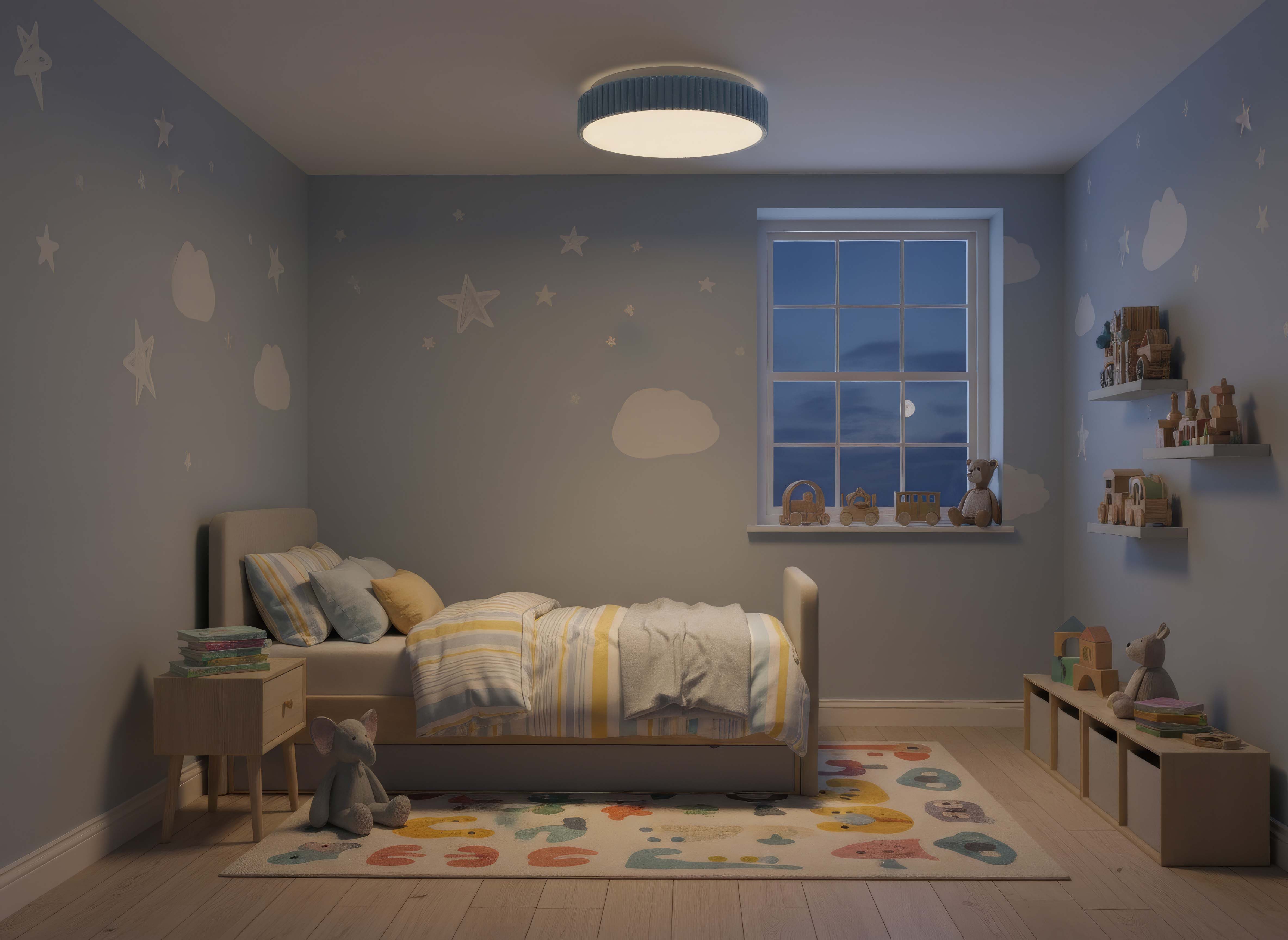 Northpoint LED Deckenleuchte für das Kinderzimmer Nachhaltig 3000K warmweiß 1800 lm