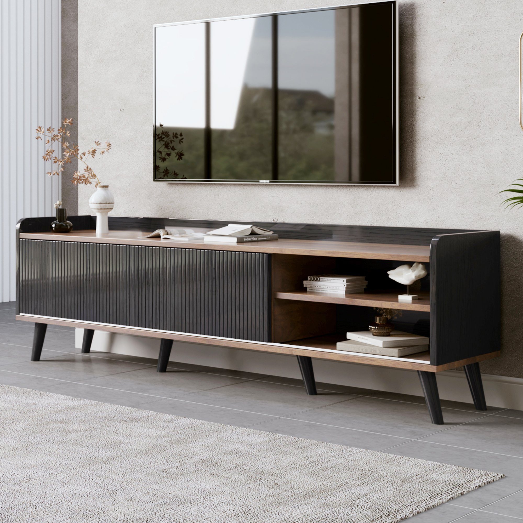 BlingBin TV-Schrank TV-Möbel, TV-Panel, TV-Lowboard, Fernsehtisch günstig online kaufen