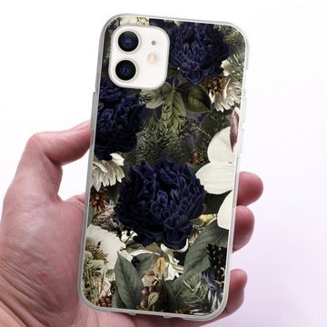 DeinDesign Handyhülle Utart Vintage Blumen Natur Blumen, Apple iPhone 12 Silikon Hülle Bumper Case Handy Schutzhülle