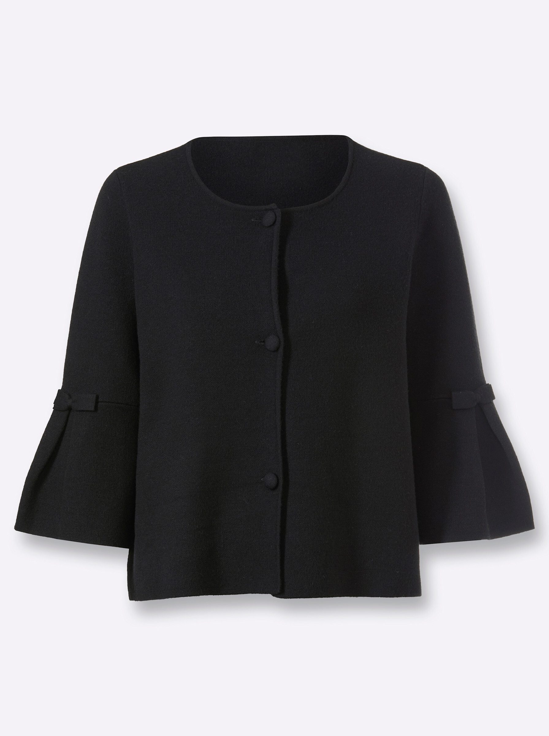 heine Strickjacke Strickjacke 3/4-Arm Jacquard