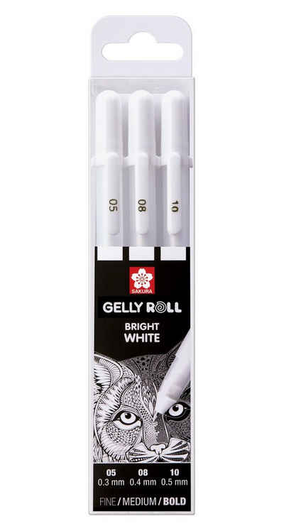 Sakura Gelroller »Gelly Roll«, 3-tlg, Weiß