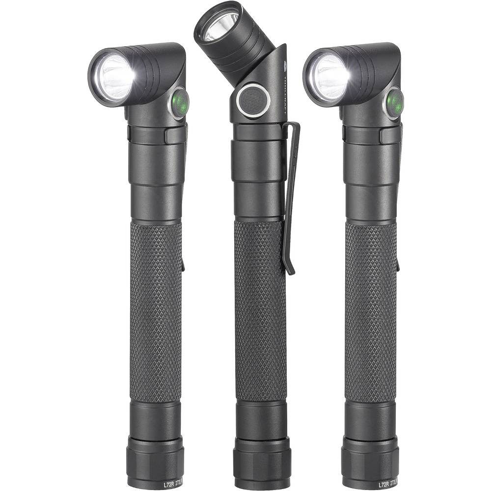 TOOLCRAFT Taschenlampe 3er Set TASCHENLAMPE 2IN1 TO-7838457, mit Stroboskopmodus, mit USB-Schnittstelle, verstellbar, mit Gürtelcli