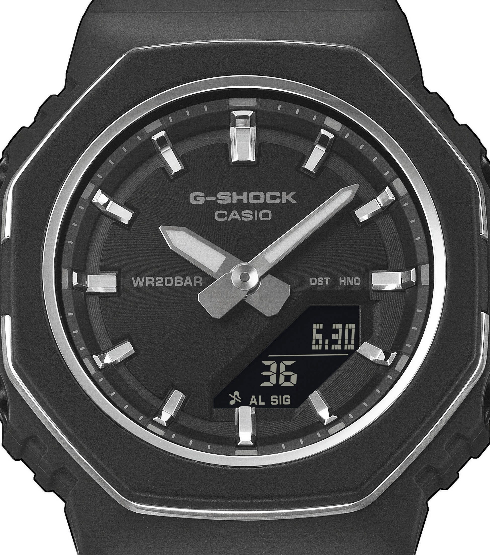 CASIO G-SHOCK Chronograph GMA-P2110-1AER, Quarzuhr, Armbanduhr, Damenuhr, Herrenuhr, analog, digital