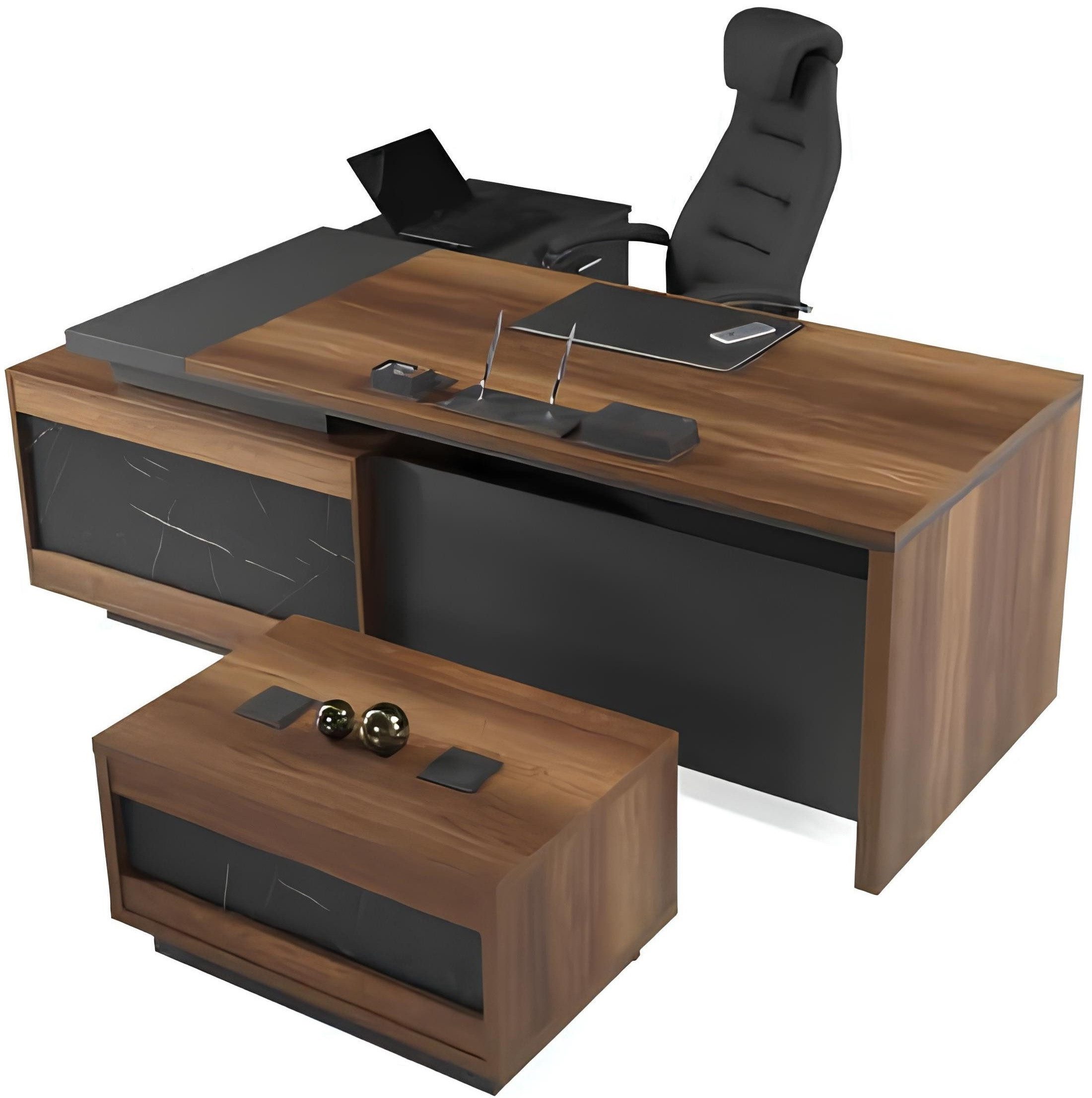 Eckschreibtisch Büroarbeitsplatz Bürotisch Schreibtisch Computertisch Führungskraft