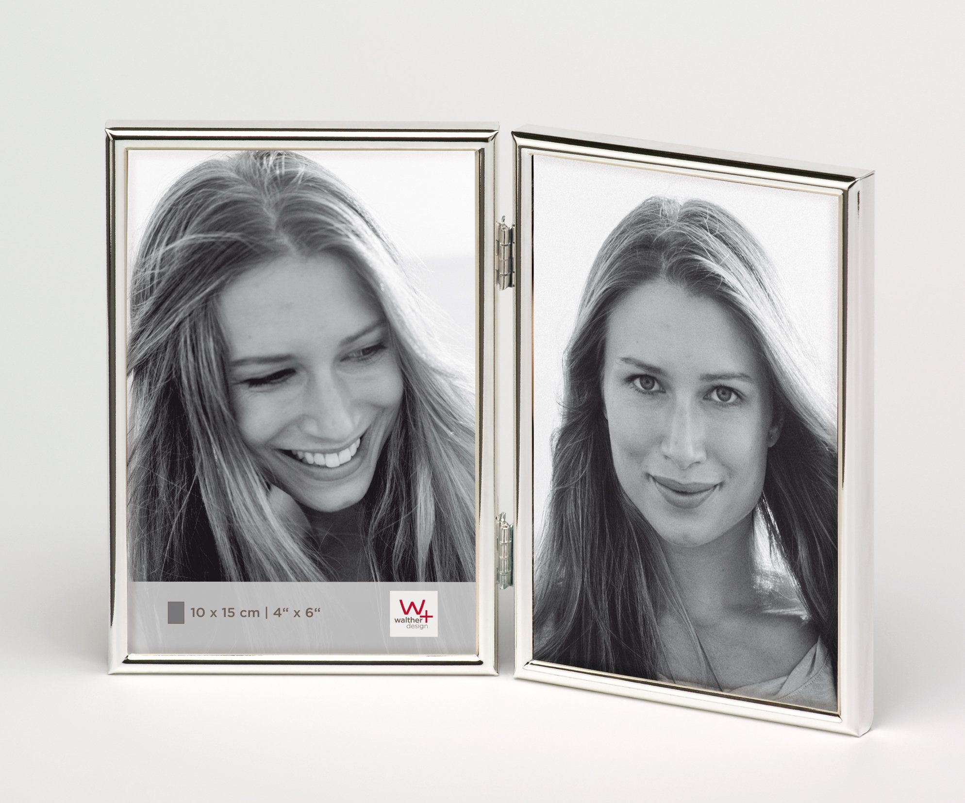 Portraitrahmen Chloe in silber